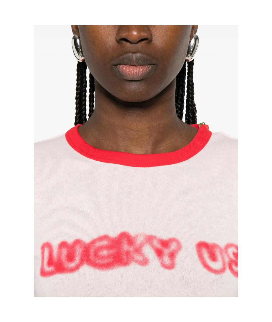 KENZO Розовая хлопковая футболка, фото 4