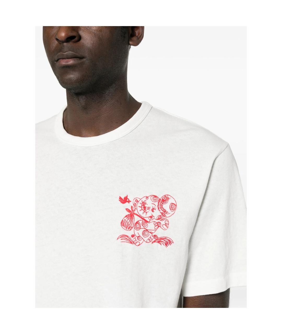 KENZO Белая хлопковая футболка, фото 2