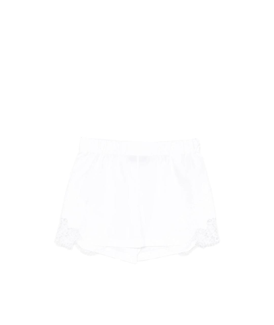 VERSACE Белые хлопковые шорты, фото 1