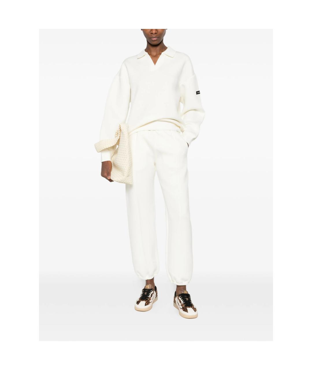 CALVIN KLEIN Белые полиэстеровые спортивные брюки и шорты, фото 2