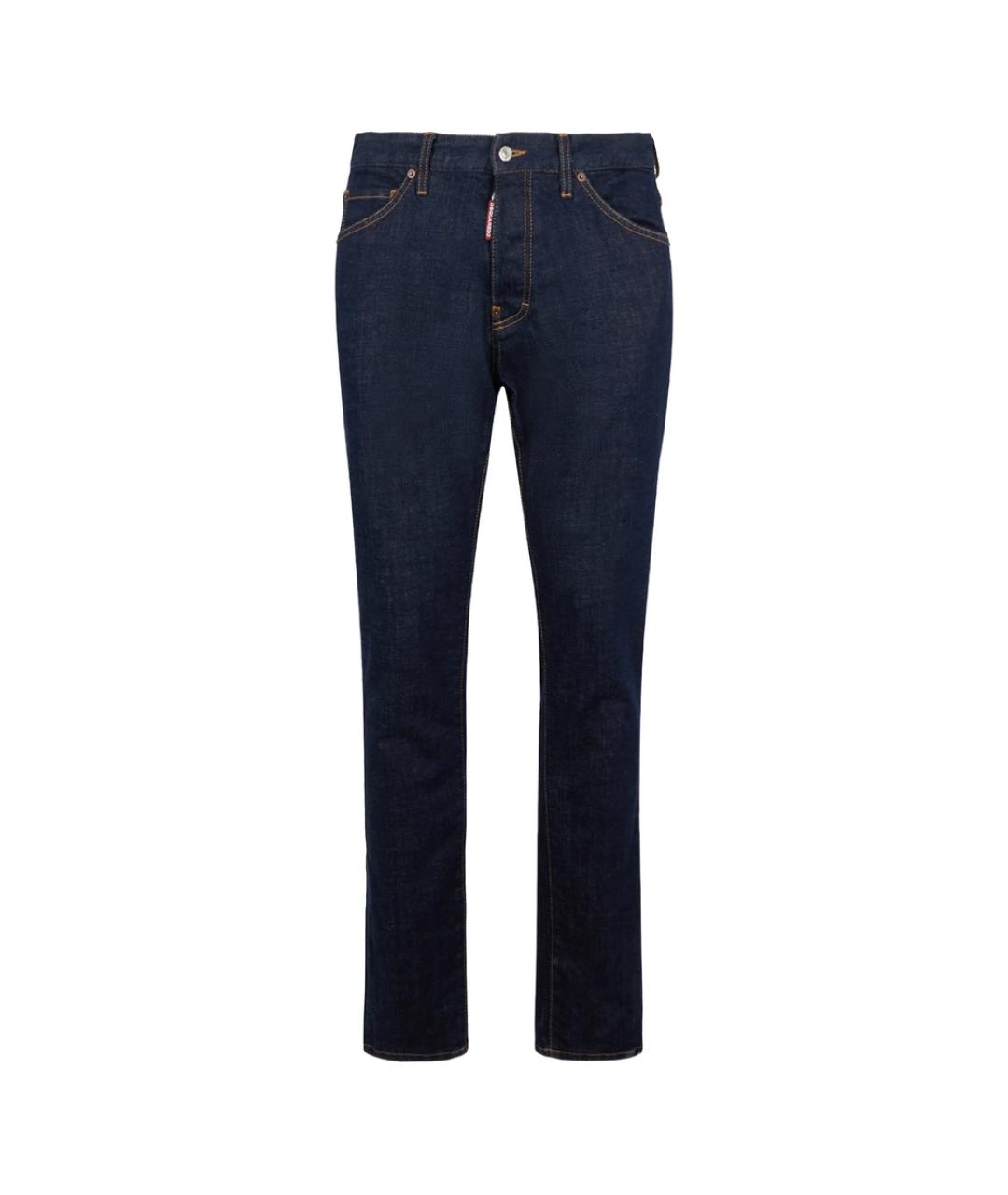 DSQUARED2 Синие хлопковые джинсы скинни, фото 1
