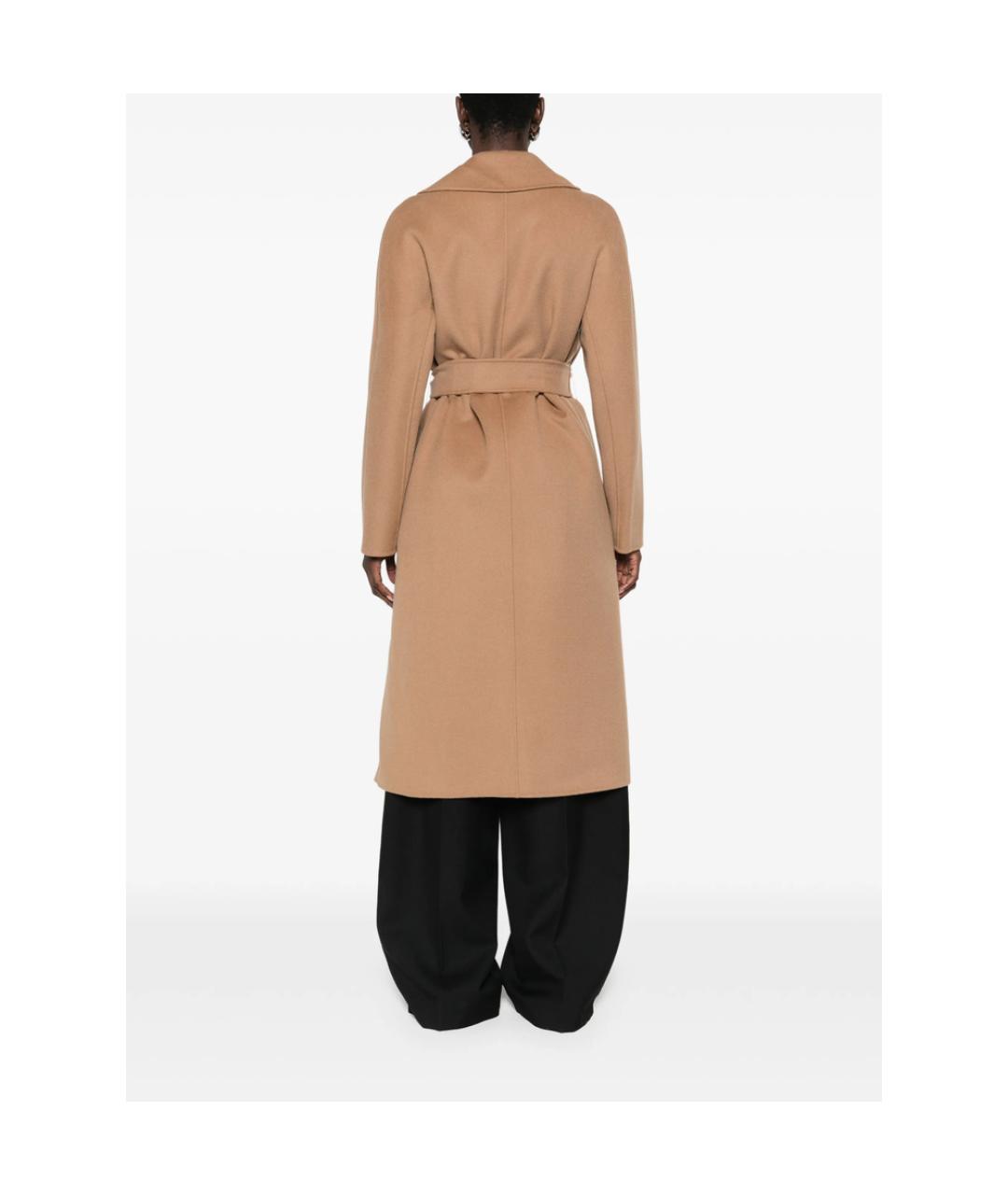 MAX MARA STUDIO Коричневое кашемировое пальто, фото 5