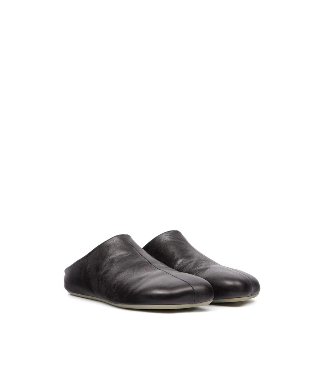 MM6 MAISON MARGIELA Черные кожаные сандалии, фото 3