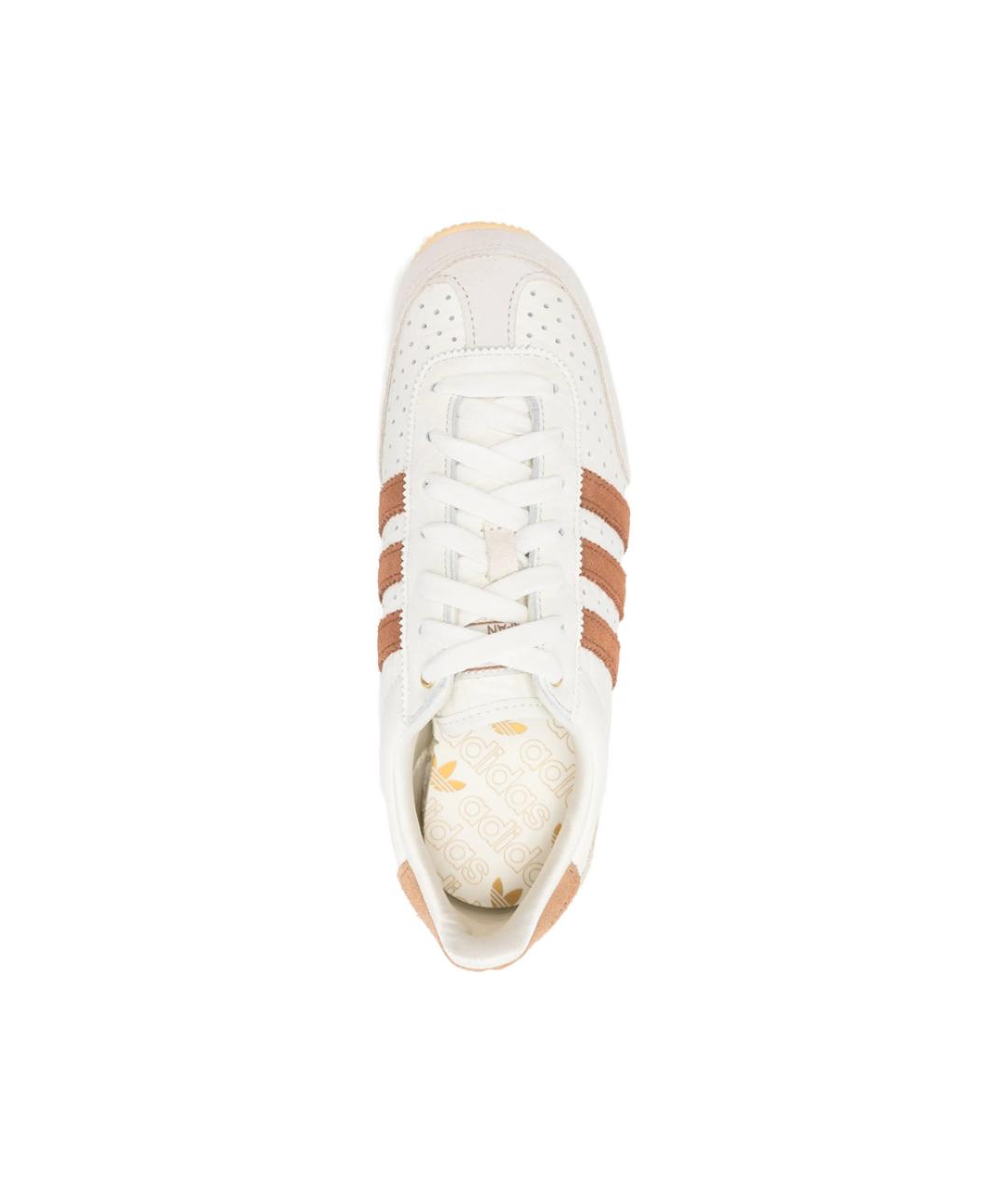 ADIDAS Белые кожаные кроссовки, фото 2