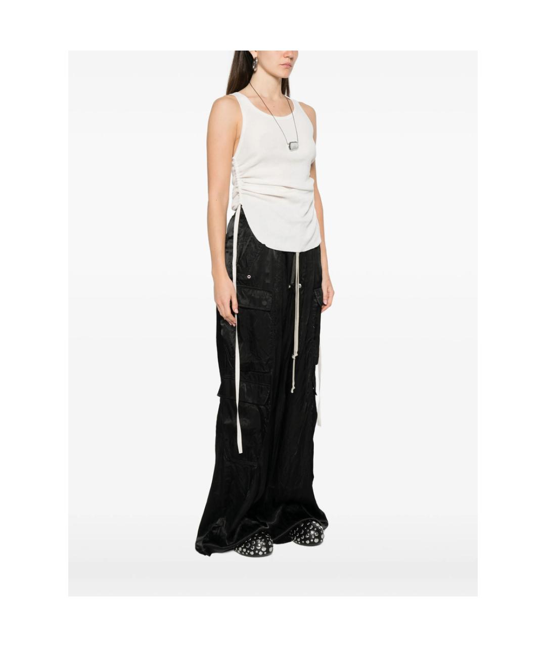ANN DEMEULEMEESTER Белая хлопковая майка, фото 2