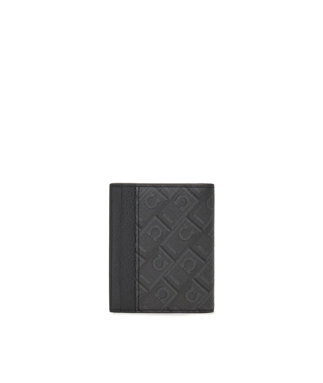 FERRAGAMO Черный кошелек, фото 4