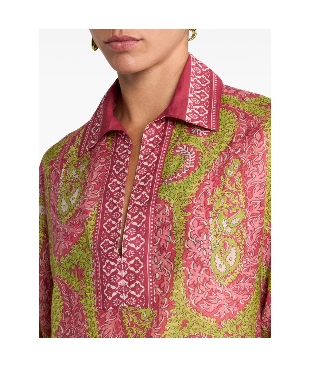ETRO Мульти хлопковое повседневное платье, фото 2