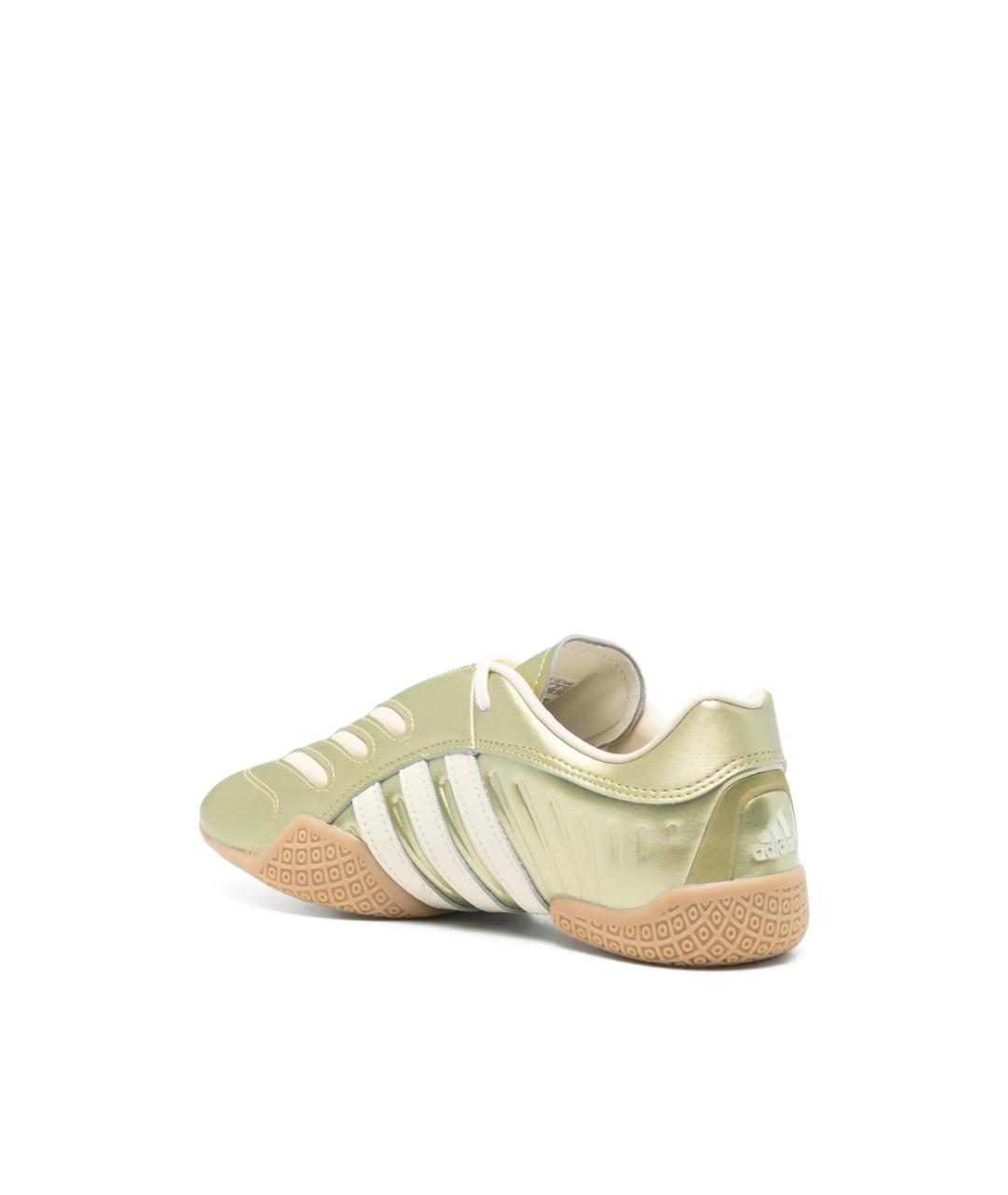 ADIDAS Золотые кожаные кроссовки, фото 4