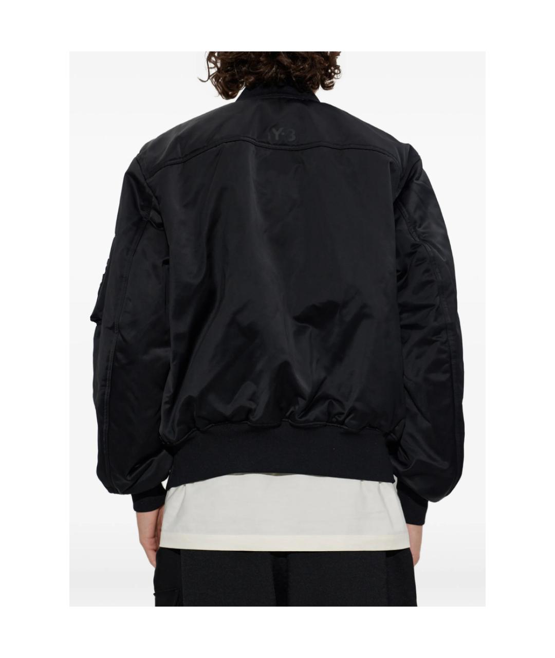 Y-3 Черная полиэстеровая куртка, фото 6
