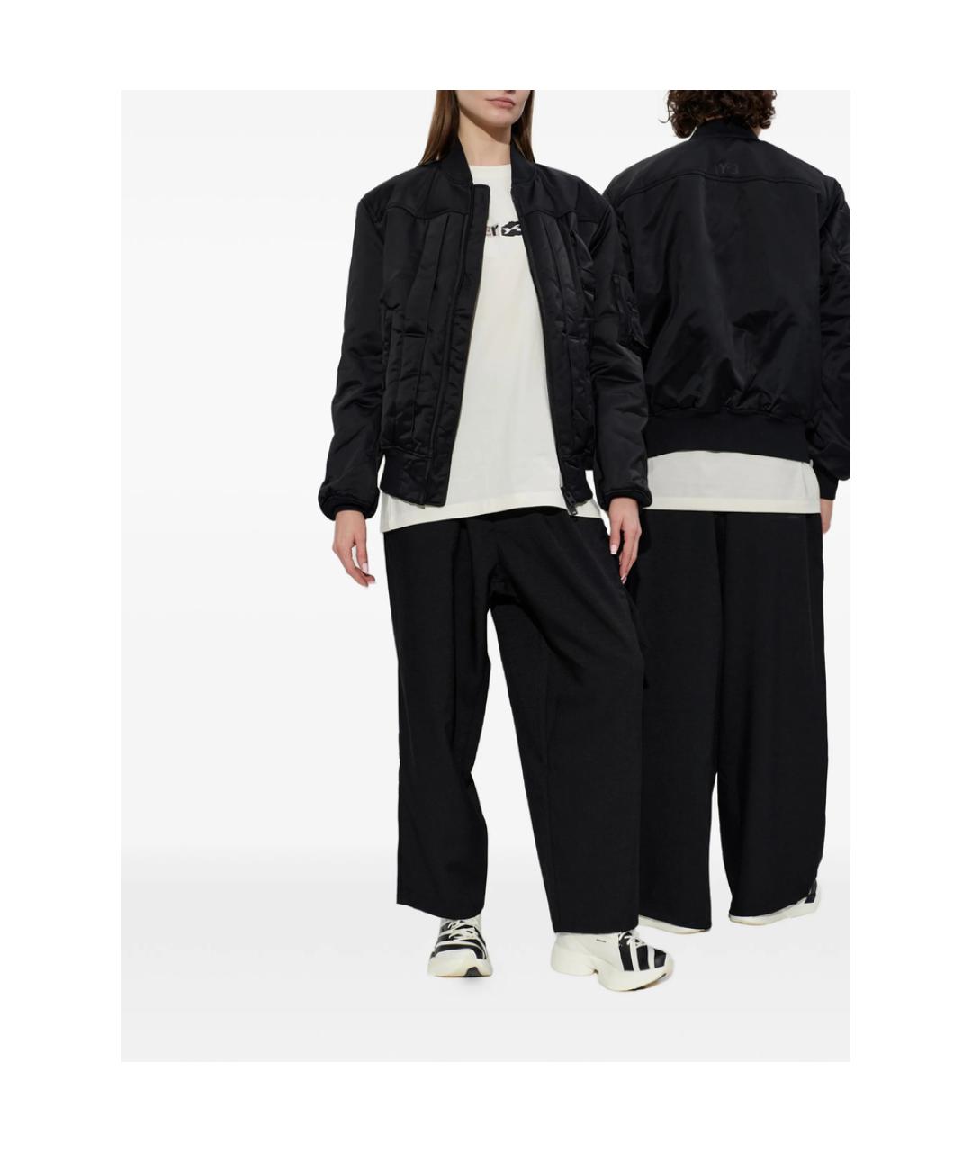 Y-3 Черная полиэстеровая куртка, фото 5
