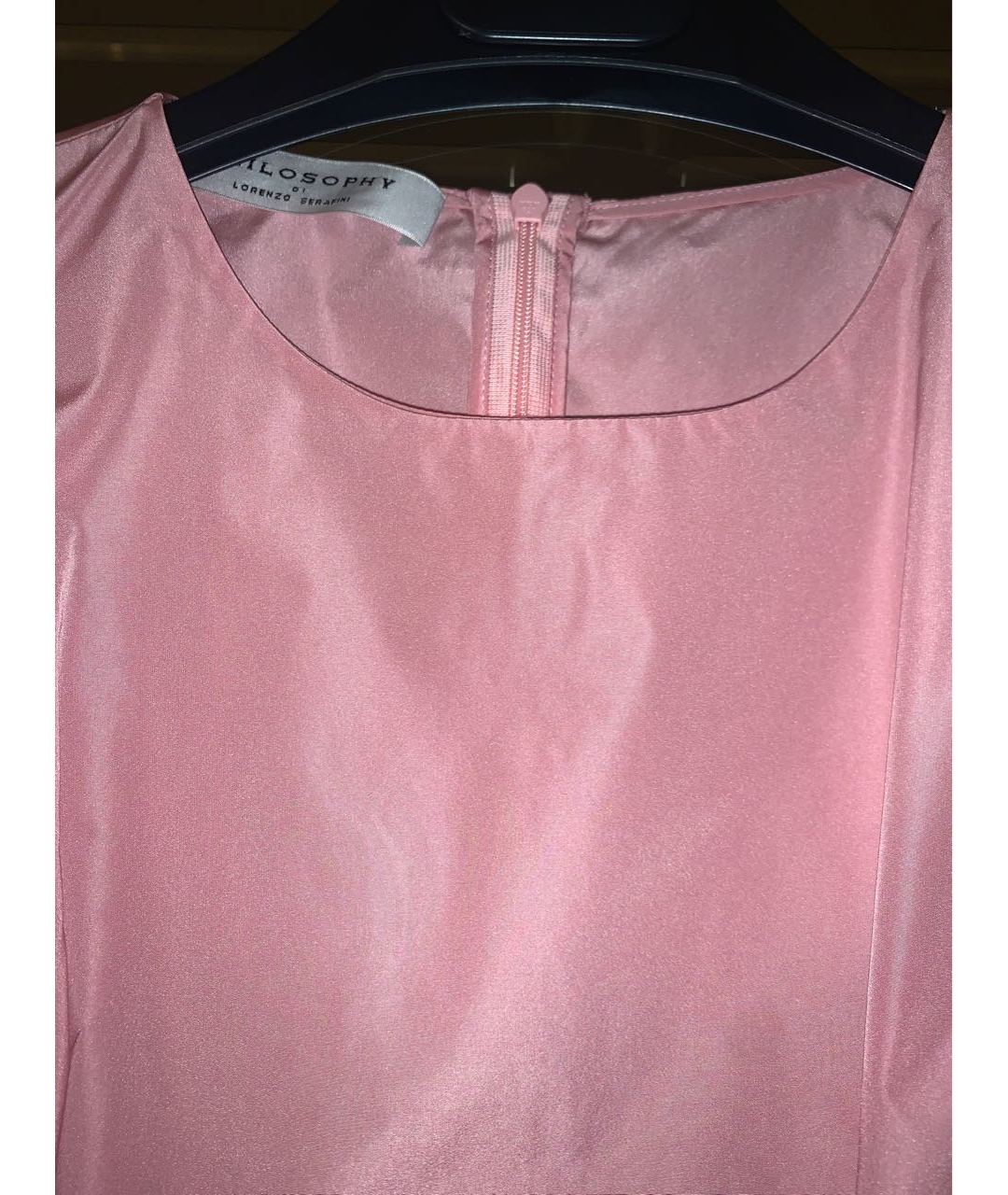 PHILOSOPHY DI LORENZO SERAFINI Розовая полиэстеровая рубашка, фото 3