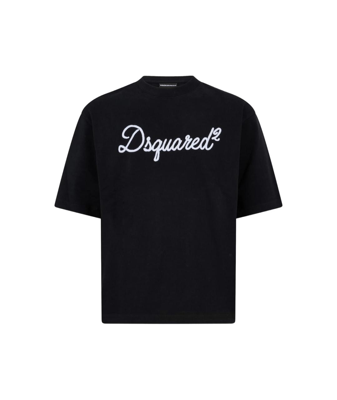 DSQUARED2 Черная хлопковая футболка, фото 1