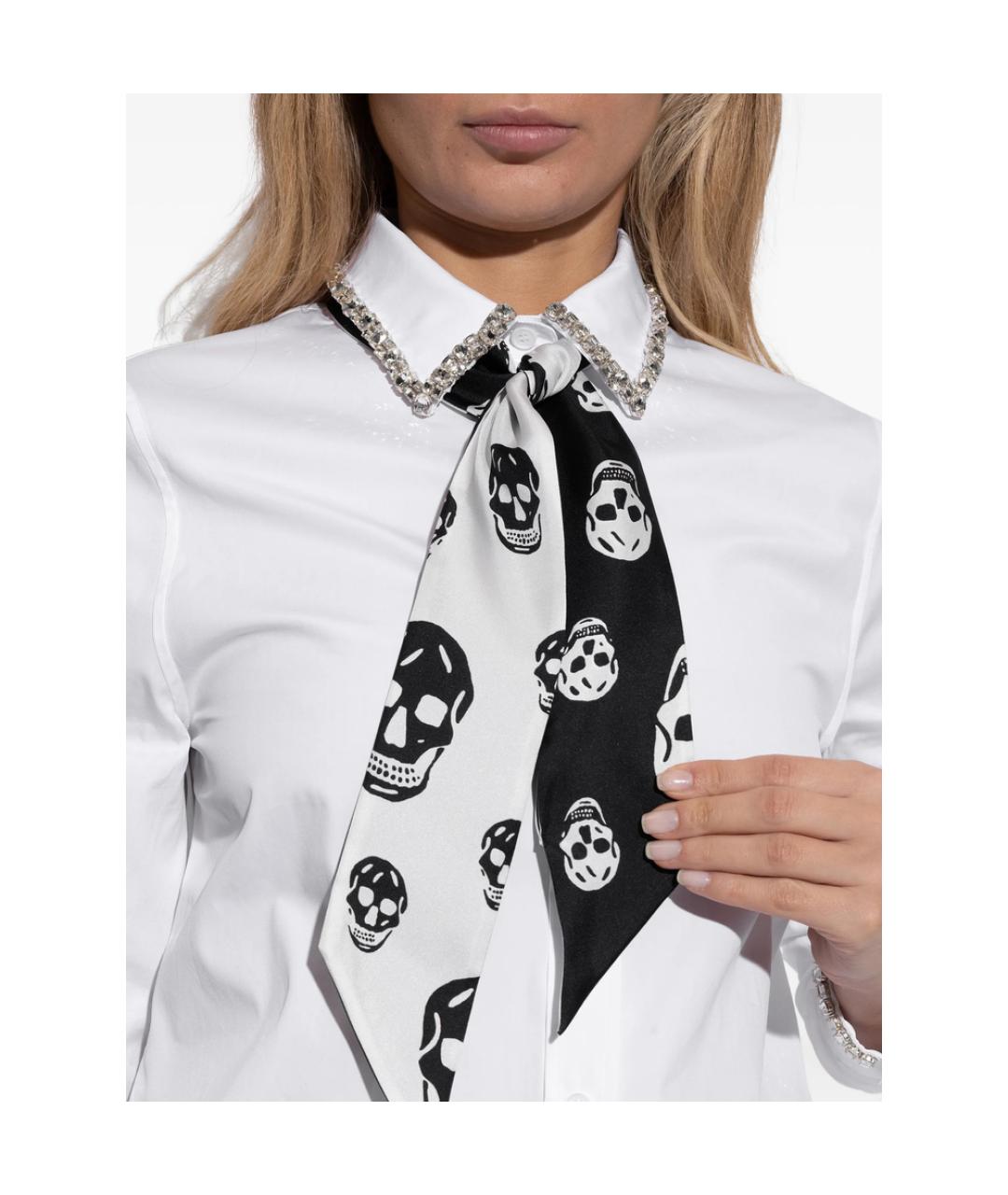 ALEXANDER MCQUEEN Мульти шелковый шарф, фото 4
