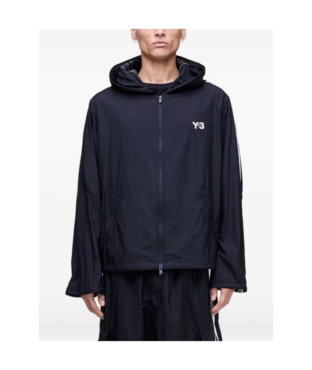 Y-3 Синяя полиамидовая куртка, фото 2