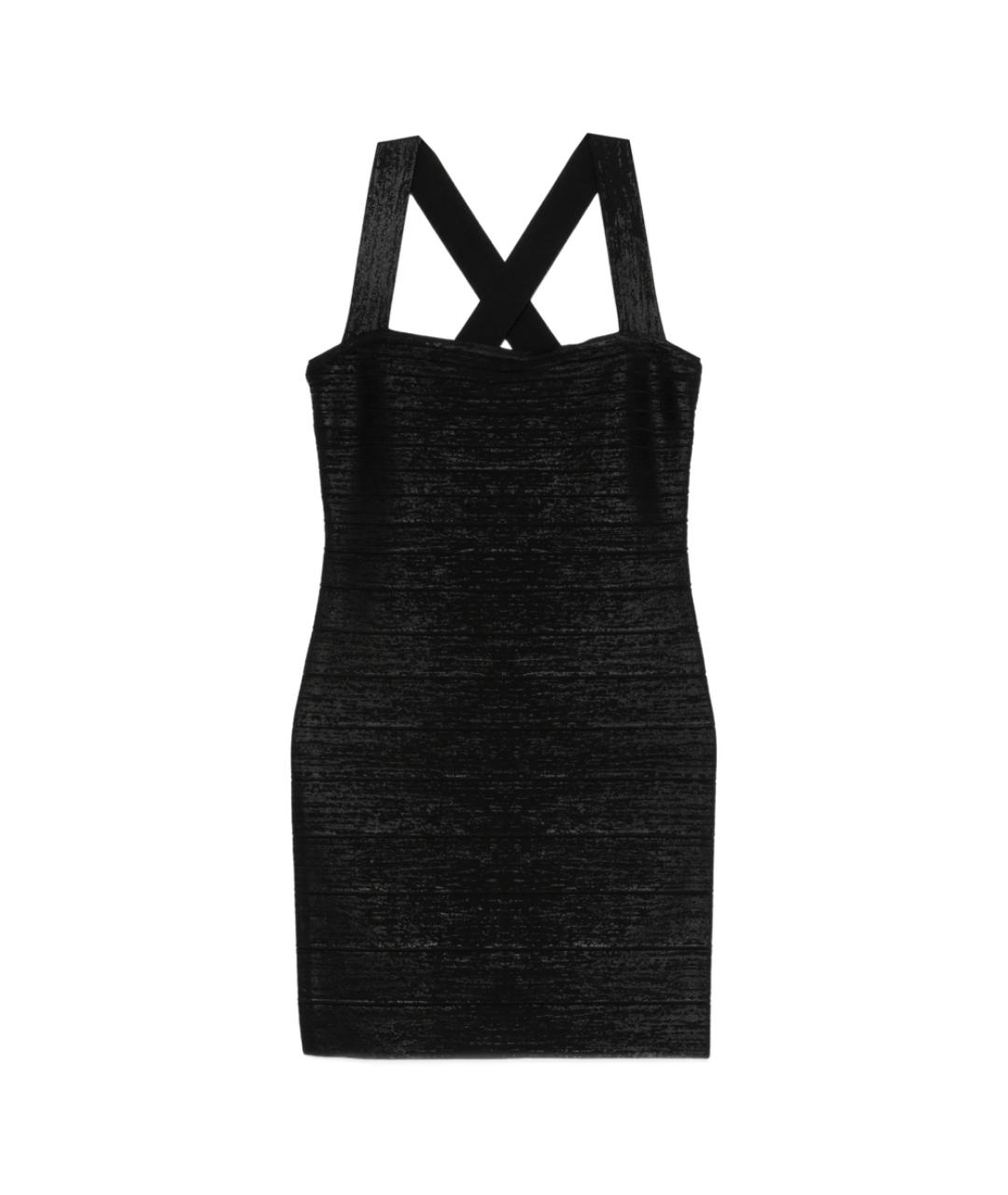 HERVE LEGER Черное коктейльное платье, фото 1