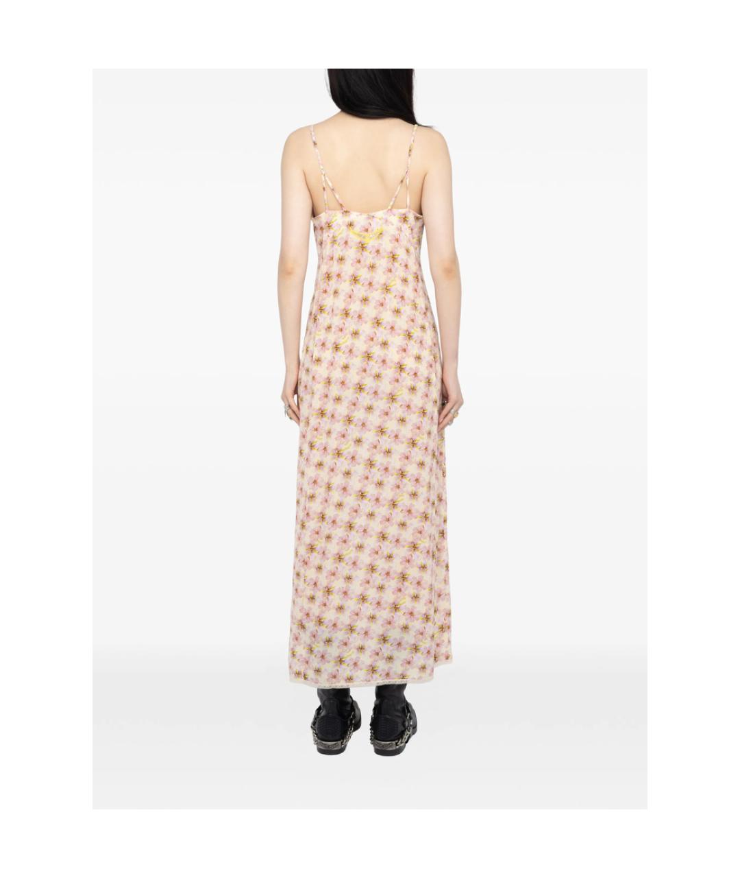 ZADIG & VOLTAIRE Мульти вискозное повседневное платье, фото 5