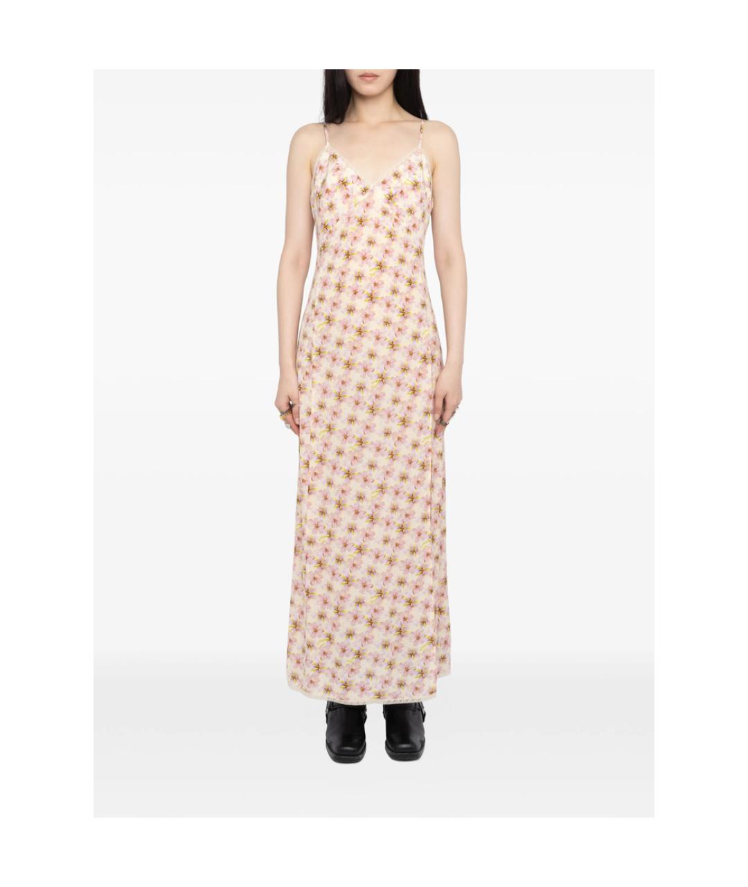 ZADIG & VOLTAIRE Мульти вискозное повседневное платье, фото 3
