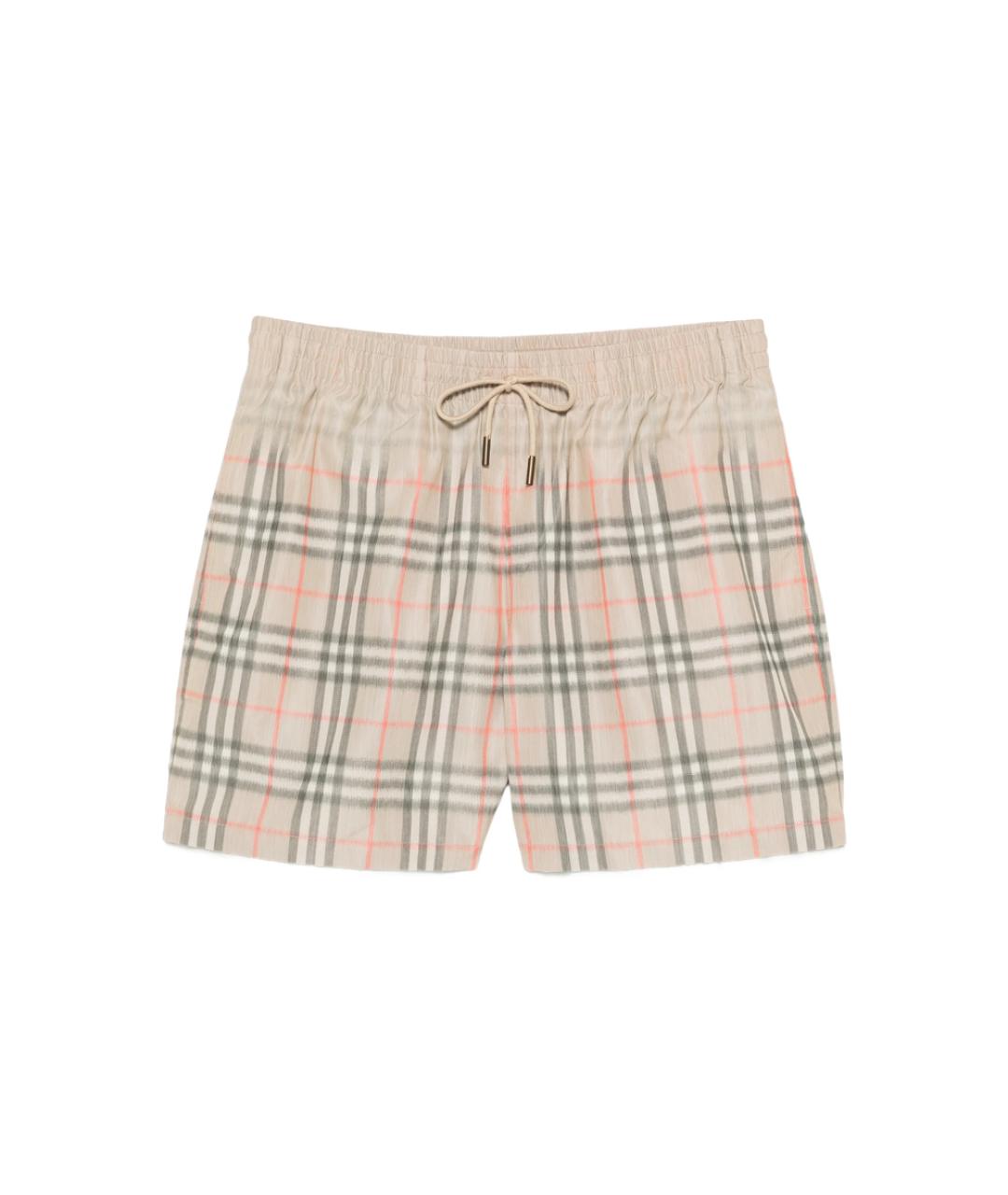 BURBERRY Мульти полиэстеровые шорты, фото 1