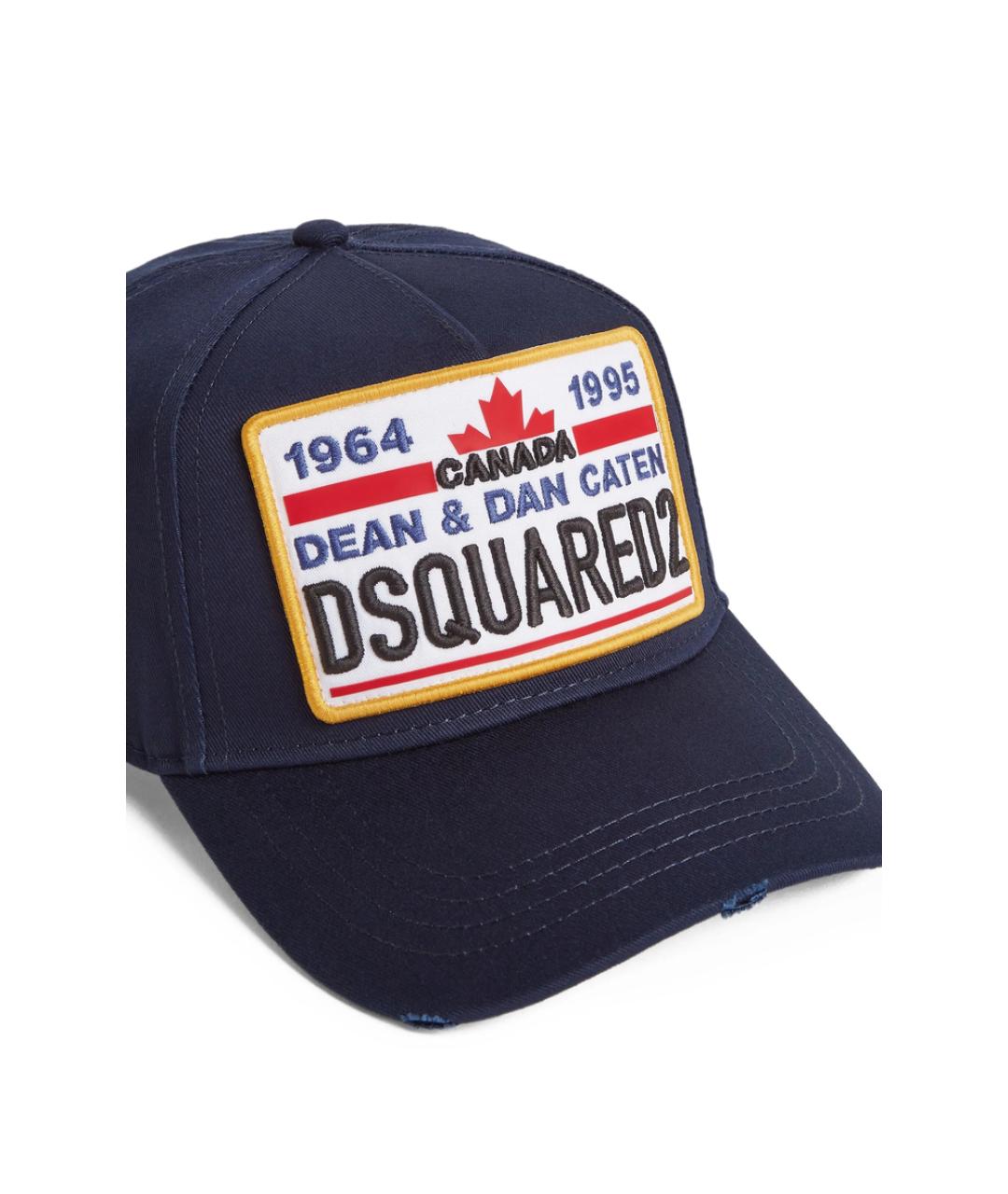 DSQUARED2 Синяя хлопковая кепка/бейсболка, фото 2