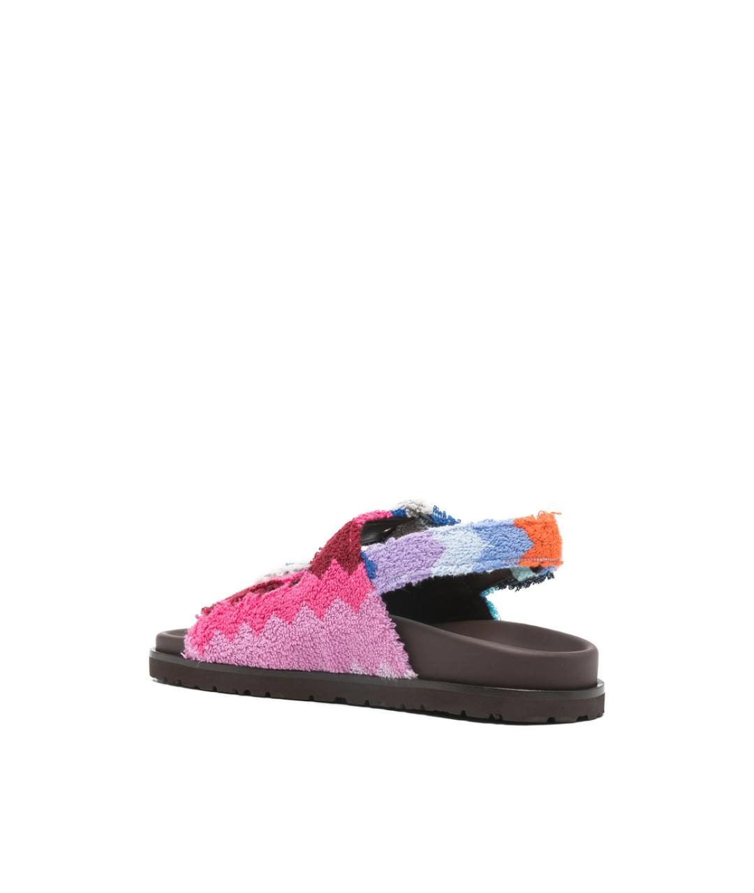 MISSONI Синие текстильные сандалии, фото 3