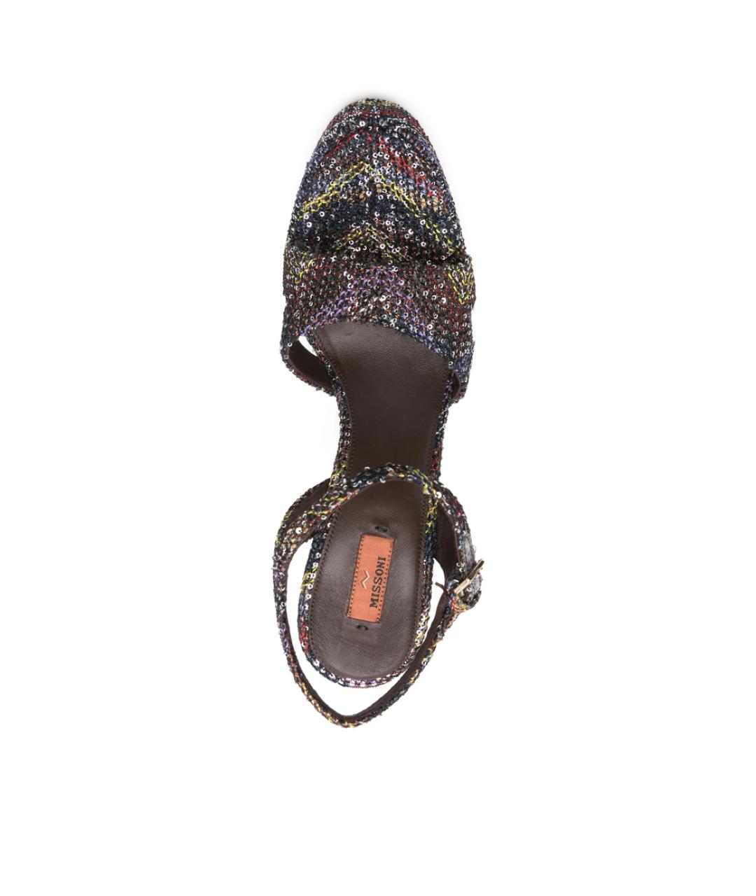 MISSONI Мульти текстильные босоножки, фото 3
