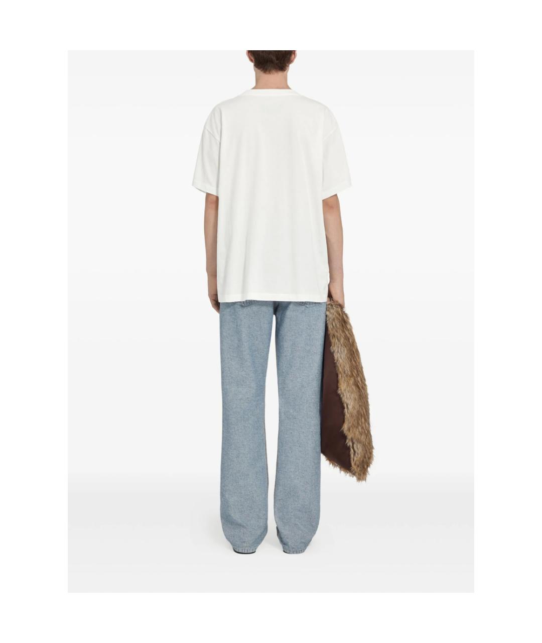 MM6 MAISON MARGIELA Белая хлопковая футболка, фото 2