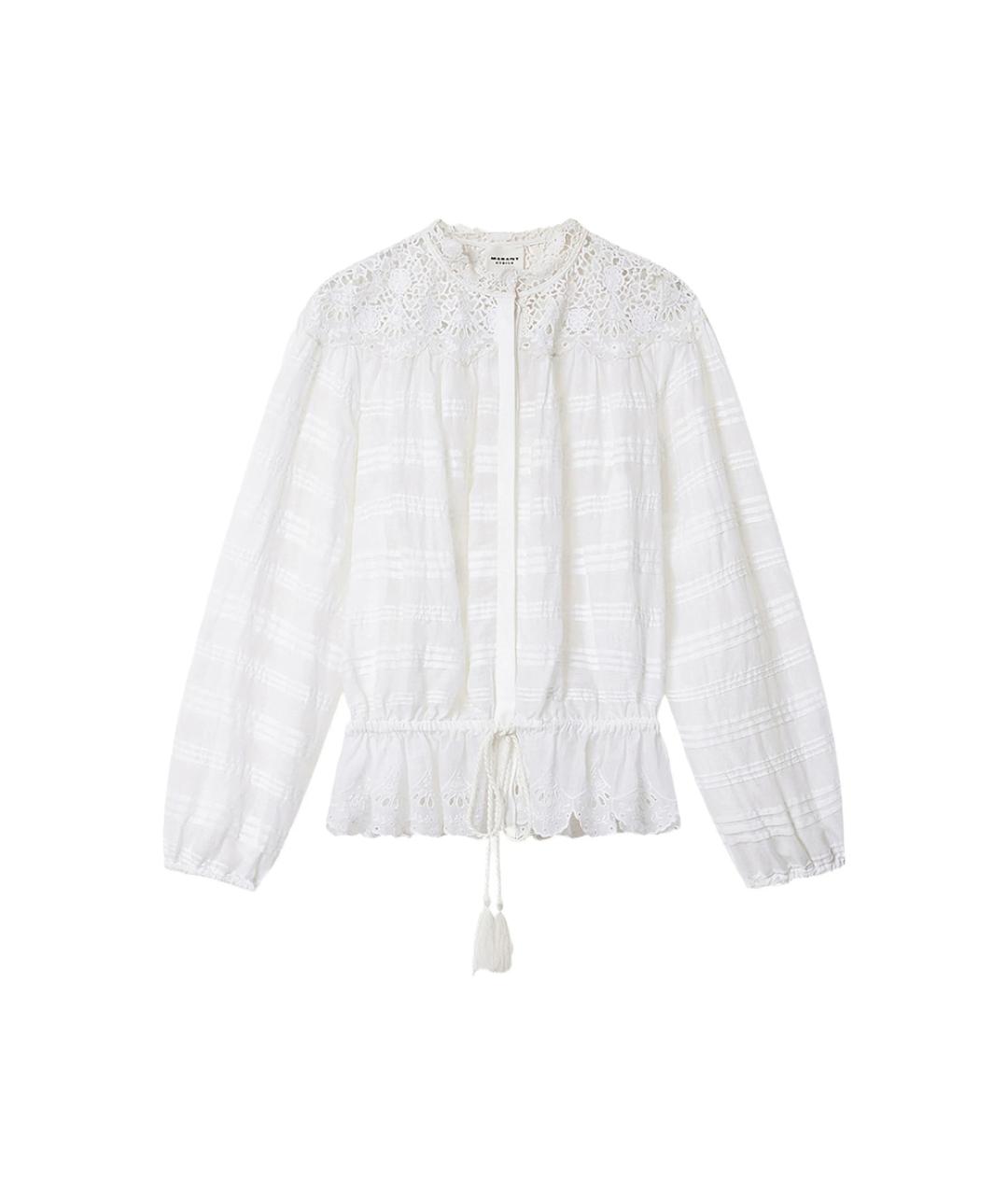 ISABEL MARANT ETOILE Белая хлопковая блузы, фото 1