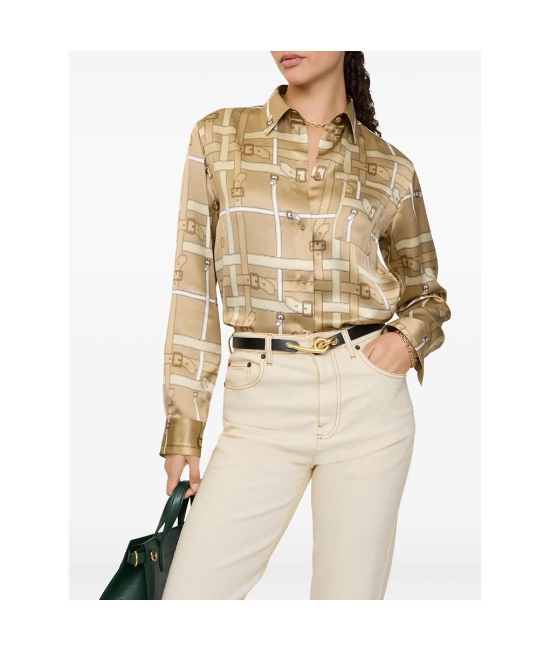 BURBERRY Вискозная рубашка, фото 3