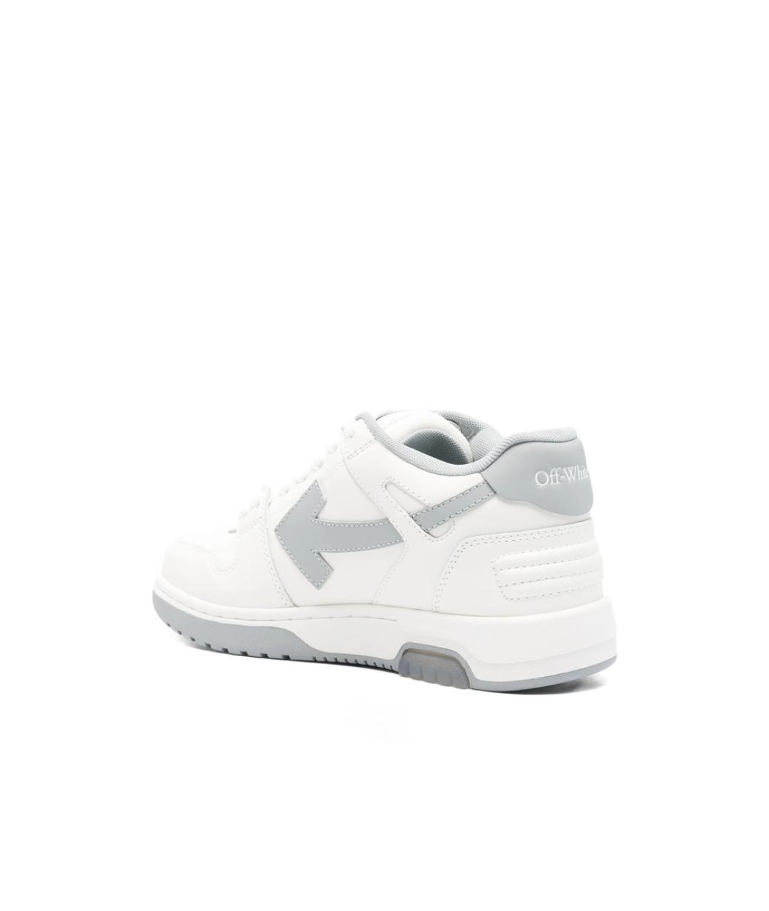 OFF-WHITE Белые кроссовки, фото 4