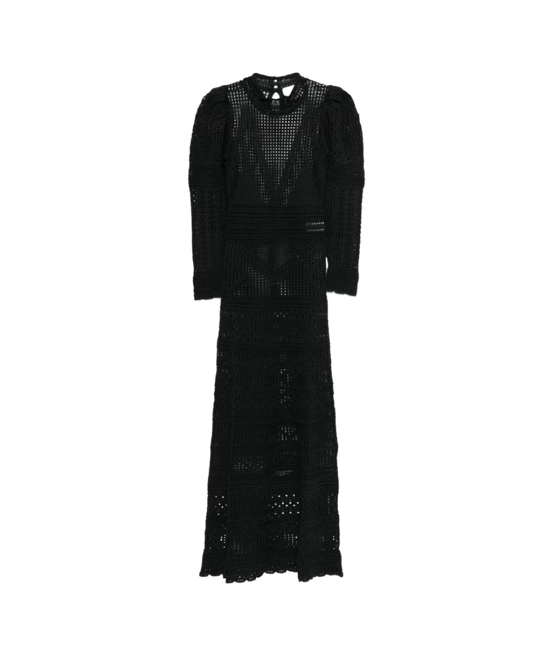 ISABEL MARANT Черное хлопковое повседневное платье, фото 1