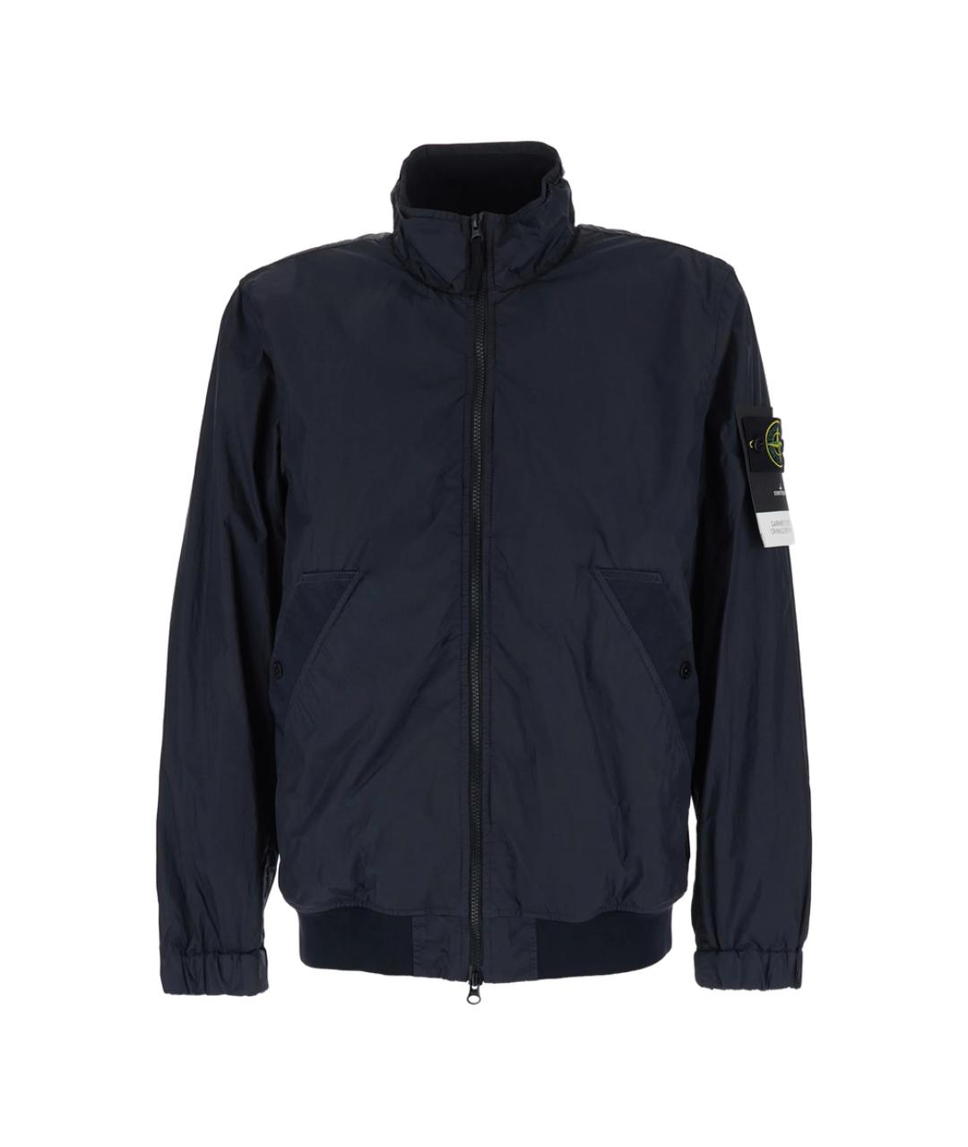 STONE ISLAND Синяя полиамидовая куртка, фото 1