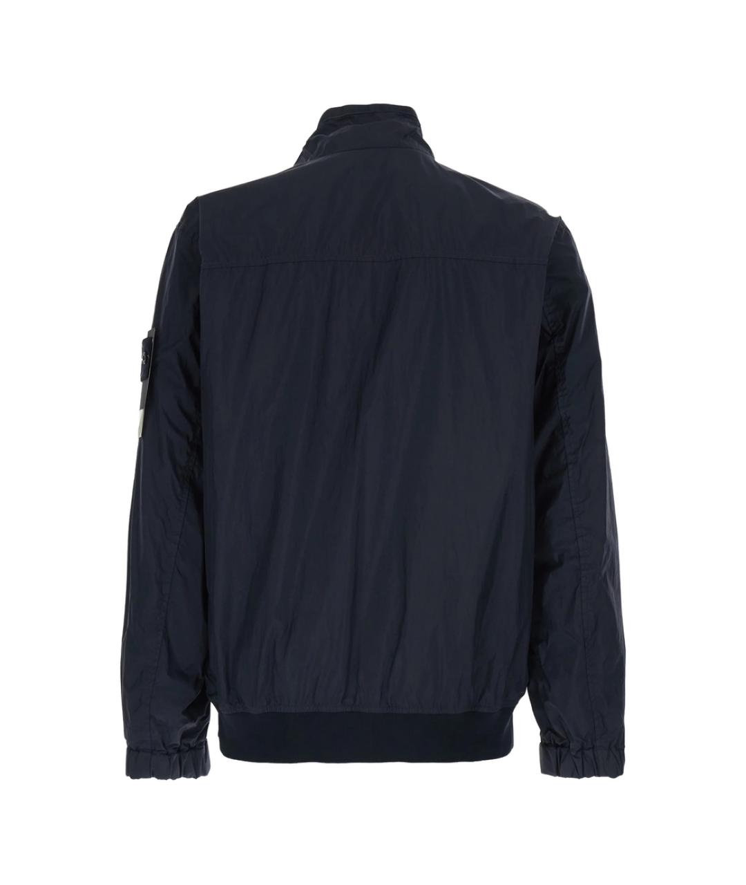 STONE ISLAND Синяя полиамидовая куртка, фото 3