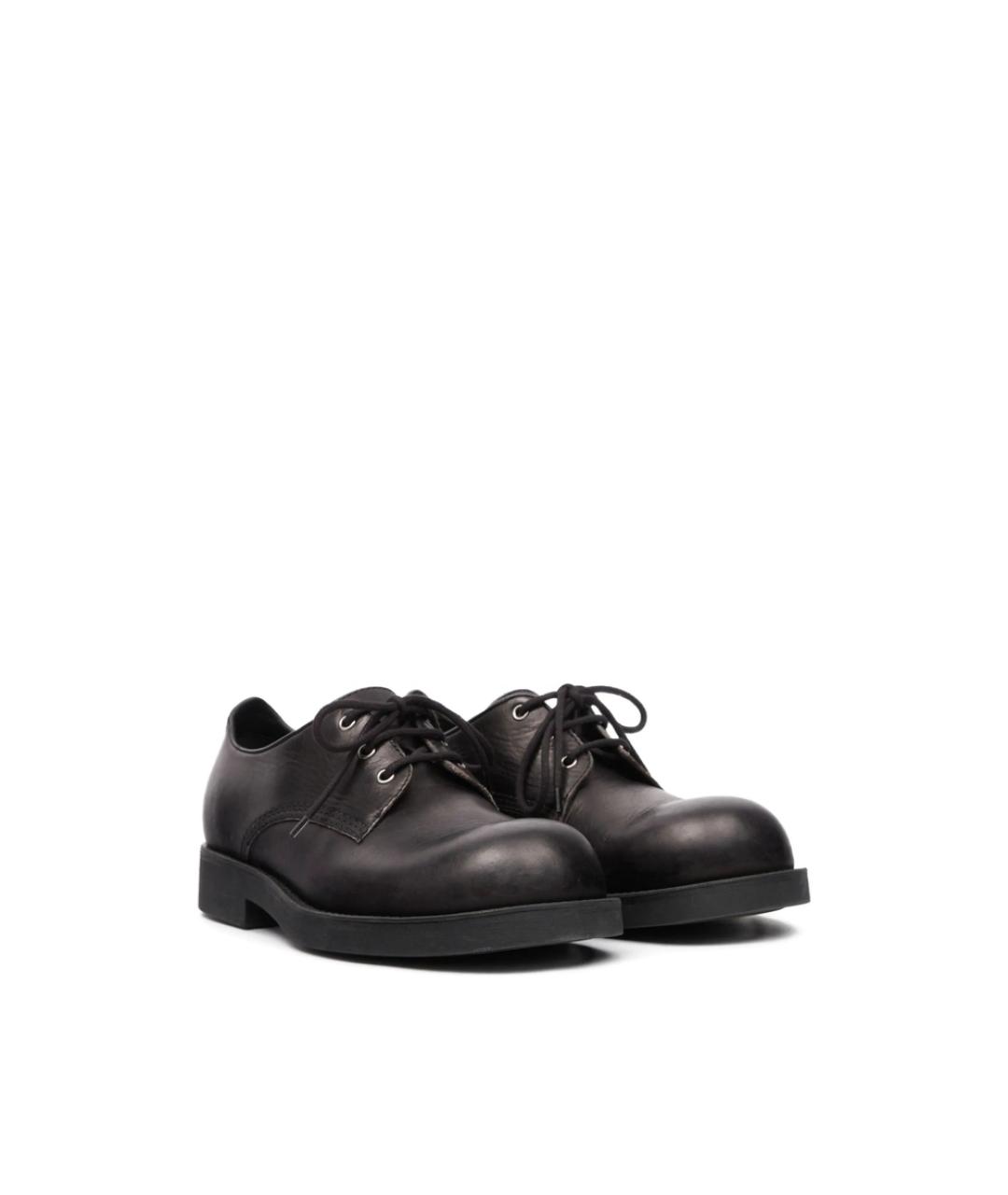 MM6 MAISON MARGIELA Черные кожаные туфли, фото 4