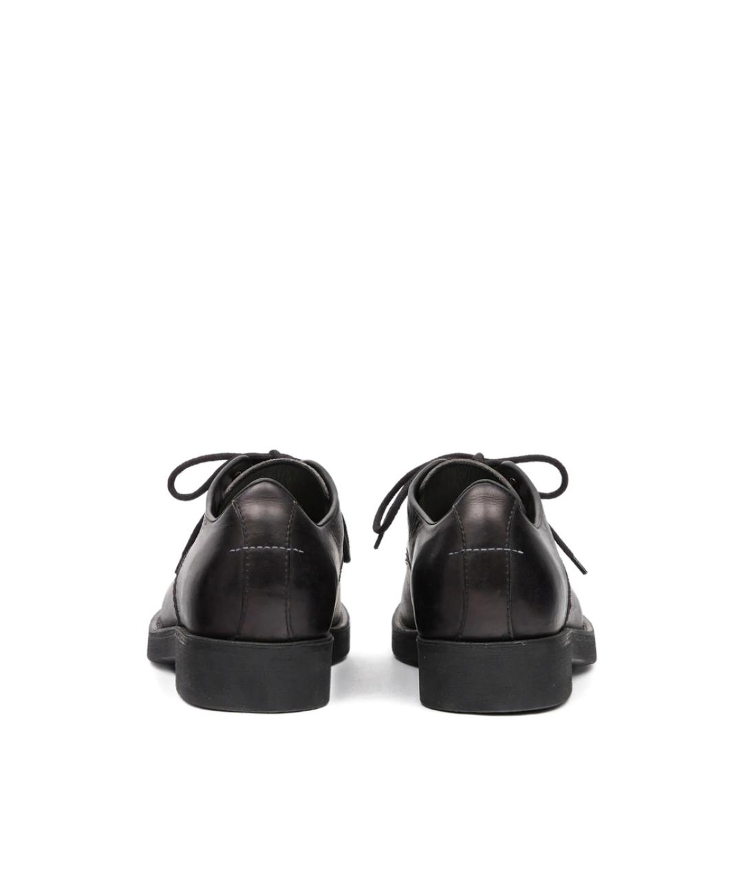 MM6 MAISON MARGIELA Черные кожаные туфли, фото 2
