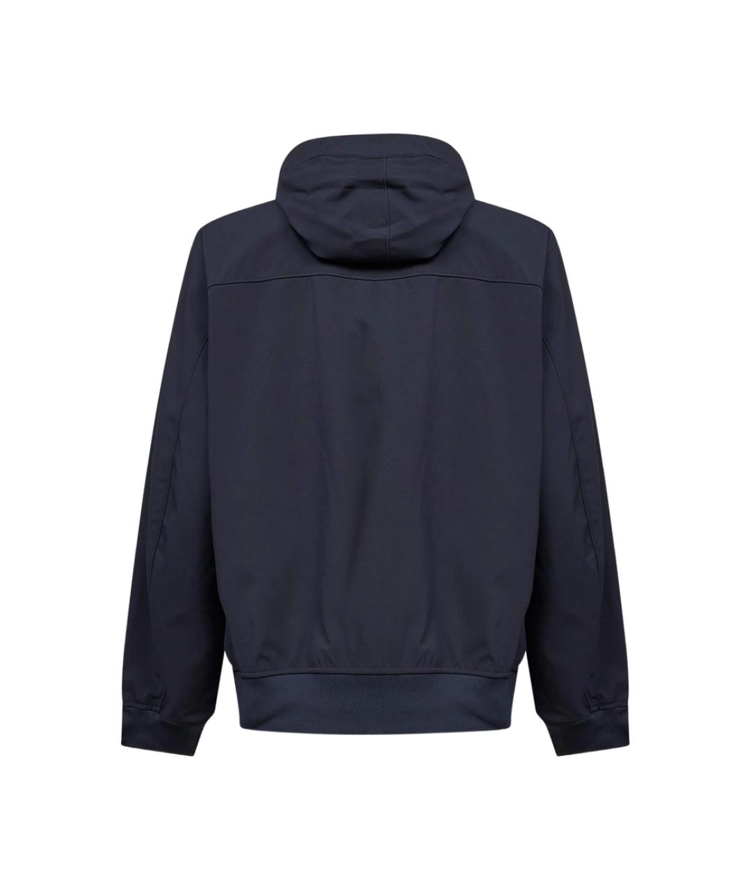 STONE ISLAND Темно-синяя полиэстеровая куртка, фото 2