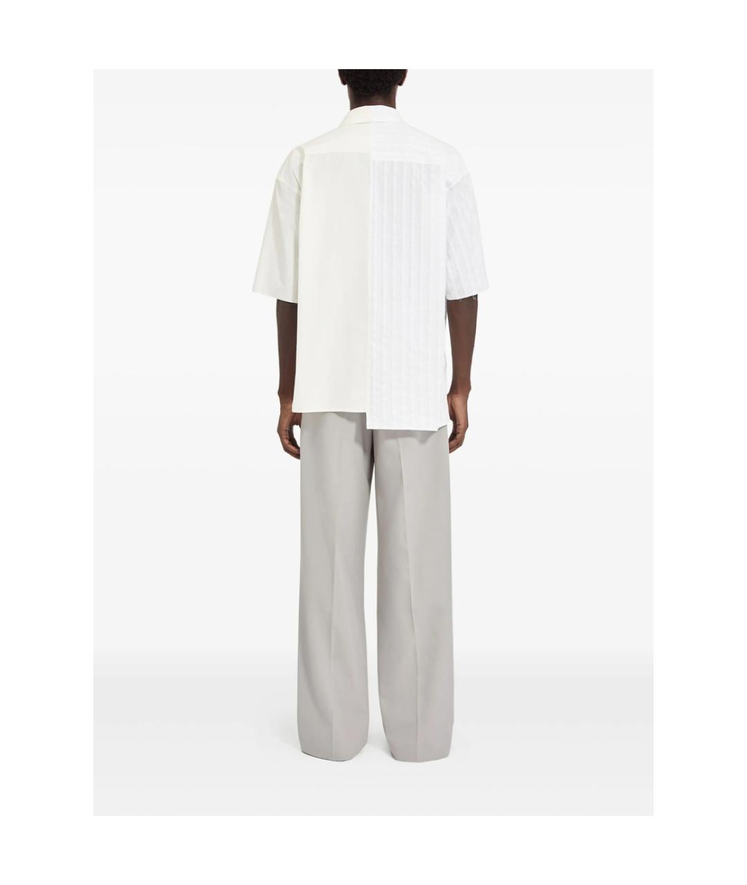 MM6 MAISON MARGIELA Белая хлопковая кэжуал рубашка, фото 2