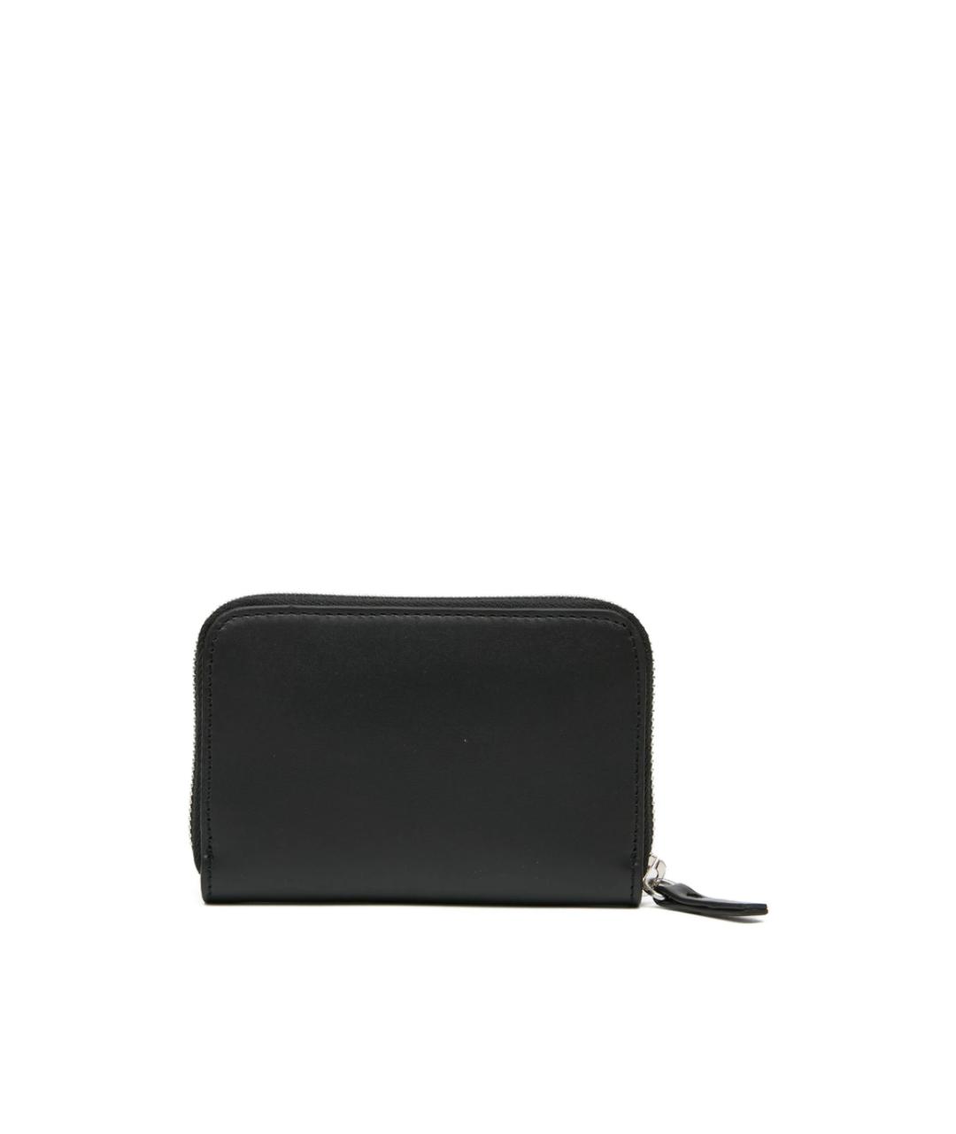 MM6 MAISON MARGIELA Черный кожаный кошелек, фото 4