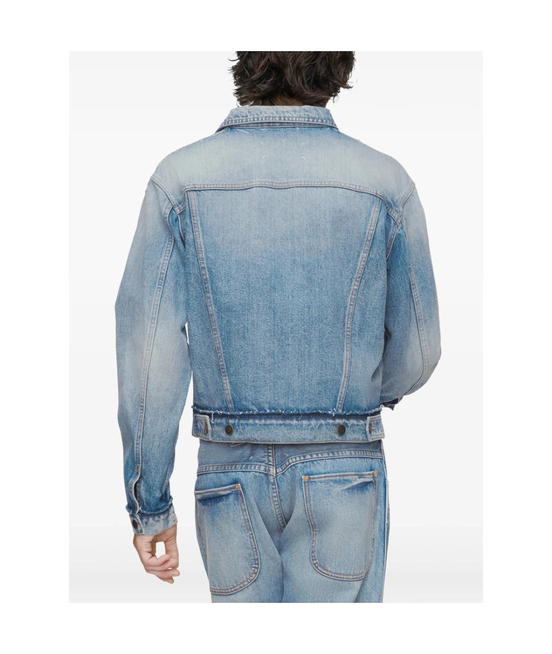 MAISON MARGIELA Синяя хлопковая куртка, фото 5