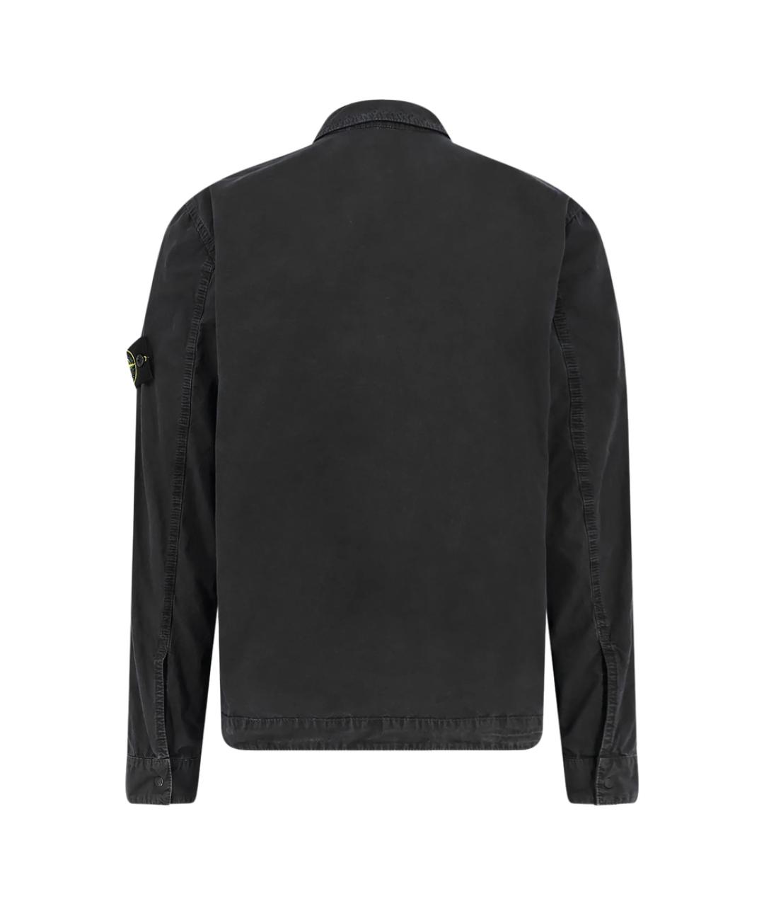 STONE ISLAND Серая хлопковая куртка, фото 2