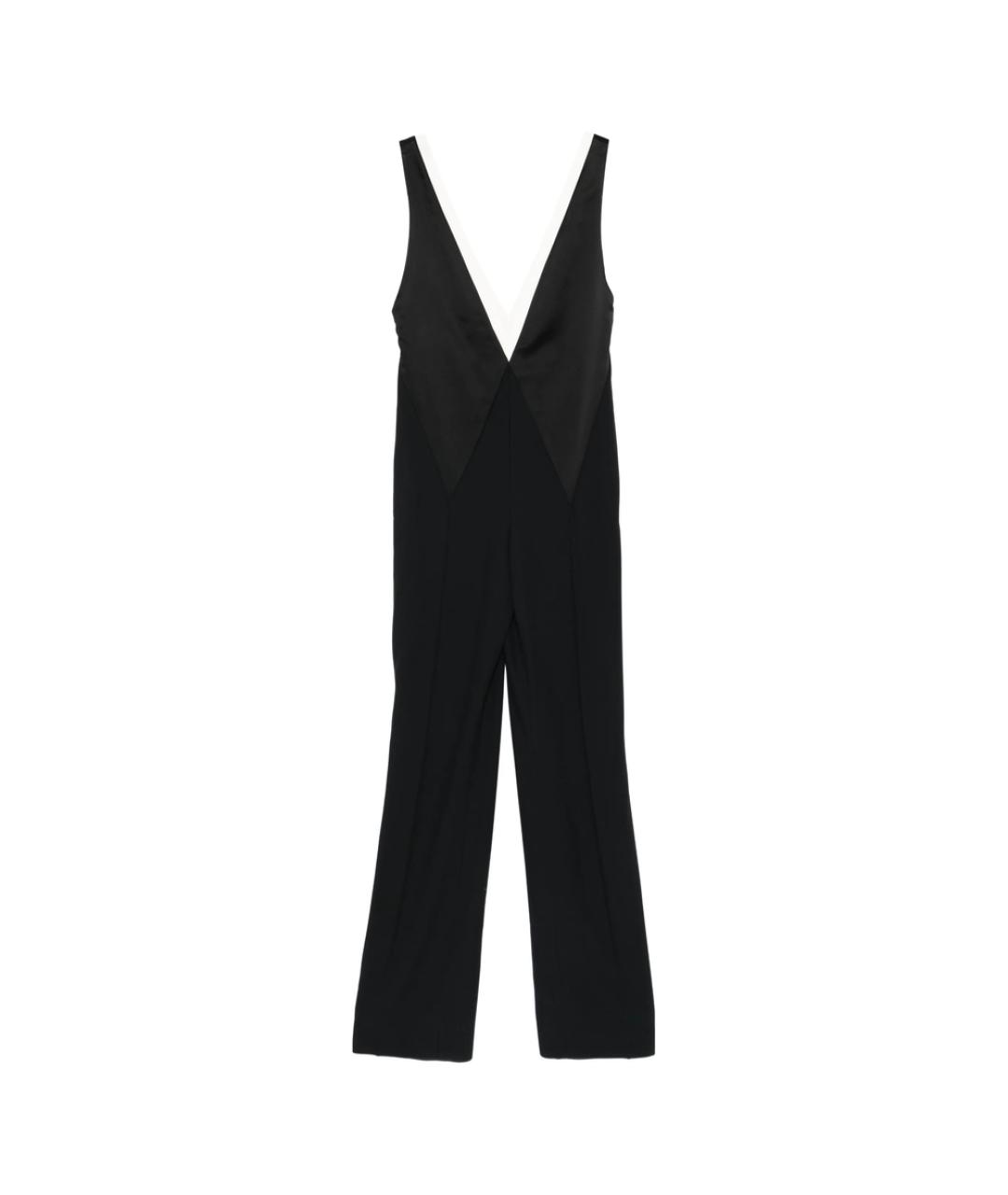 TOM FORD Черный шелковый комбинезон, фото 1