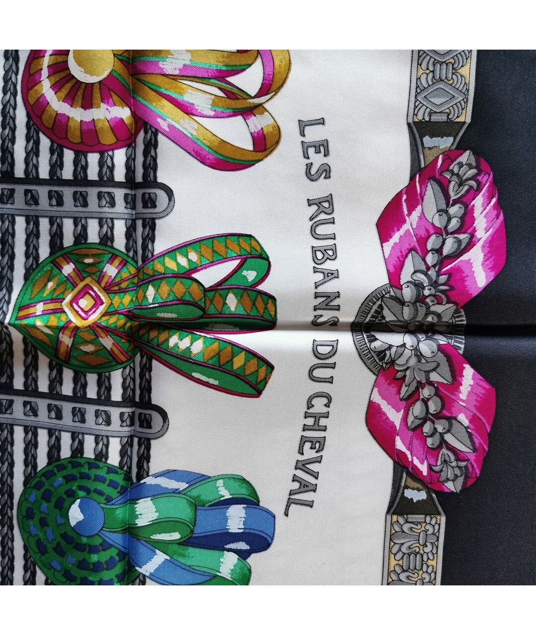 HERMES PRE-OWNED Мульти шелковый шарф, фото 3