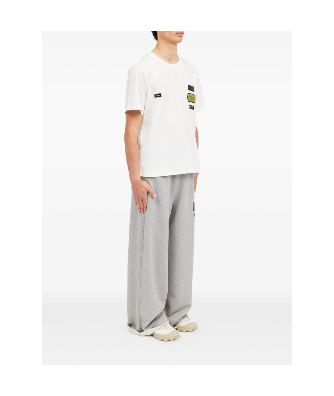 MM6 MAISON MARGIELA Белая хлопковая футболка, фото 3