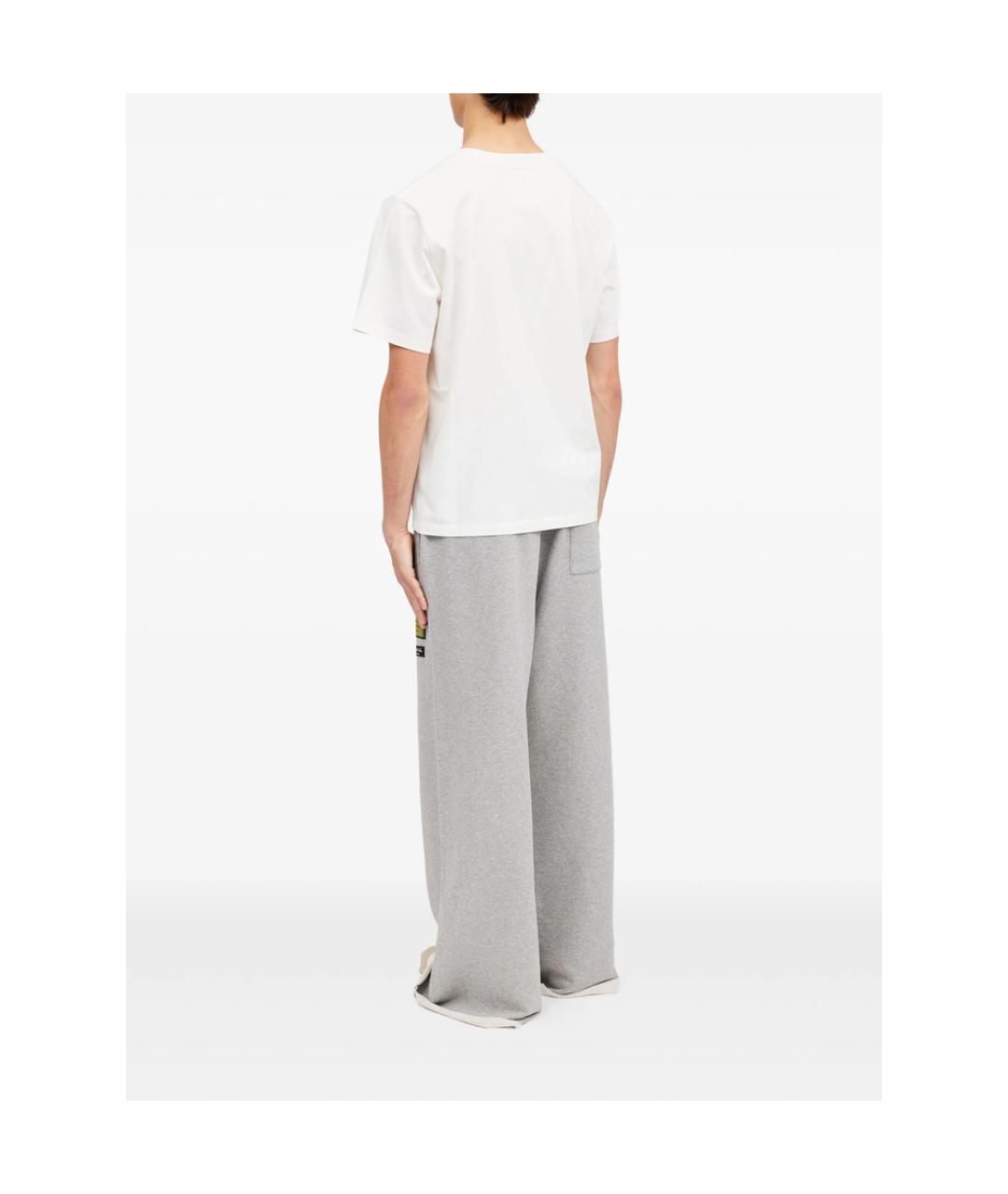 MM6 MAISON MARGIELA Белая хлопковая футболка, фото 4