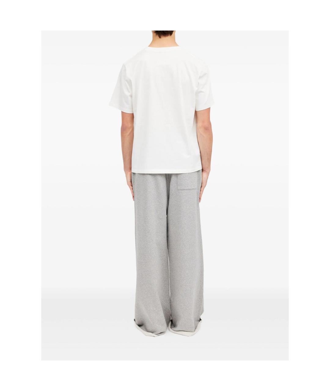MM6 MAISON MARGIELA Белая хлопковая футболка, фото 2