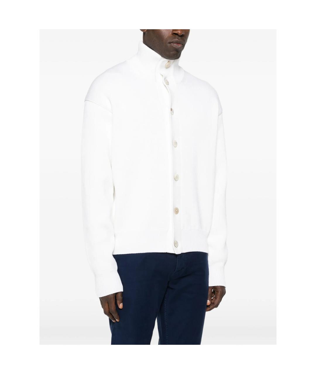 TOM FORD Белый хлопковый кардиган, фото 4