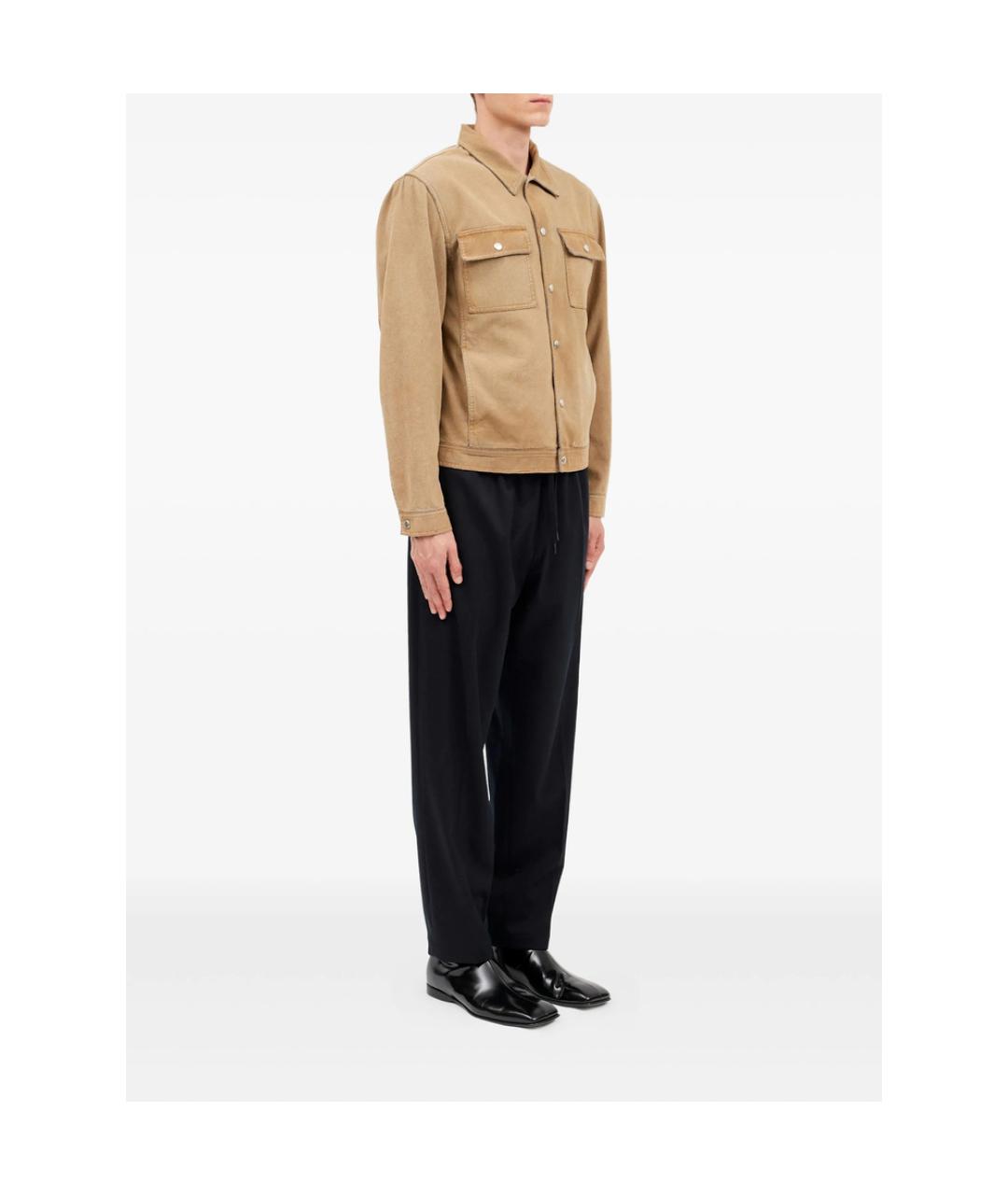 MM6 MAISON MARGIELA Бежевая хлопковая куртка, фото 4