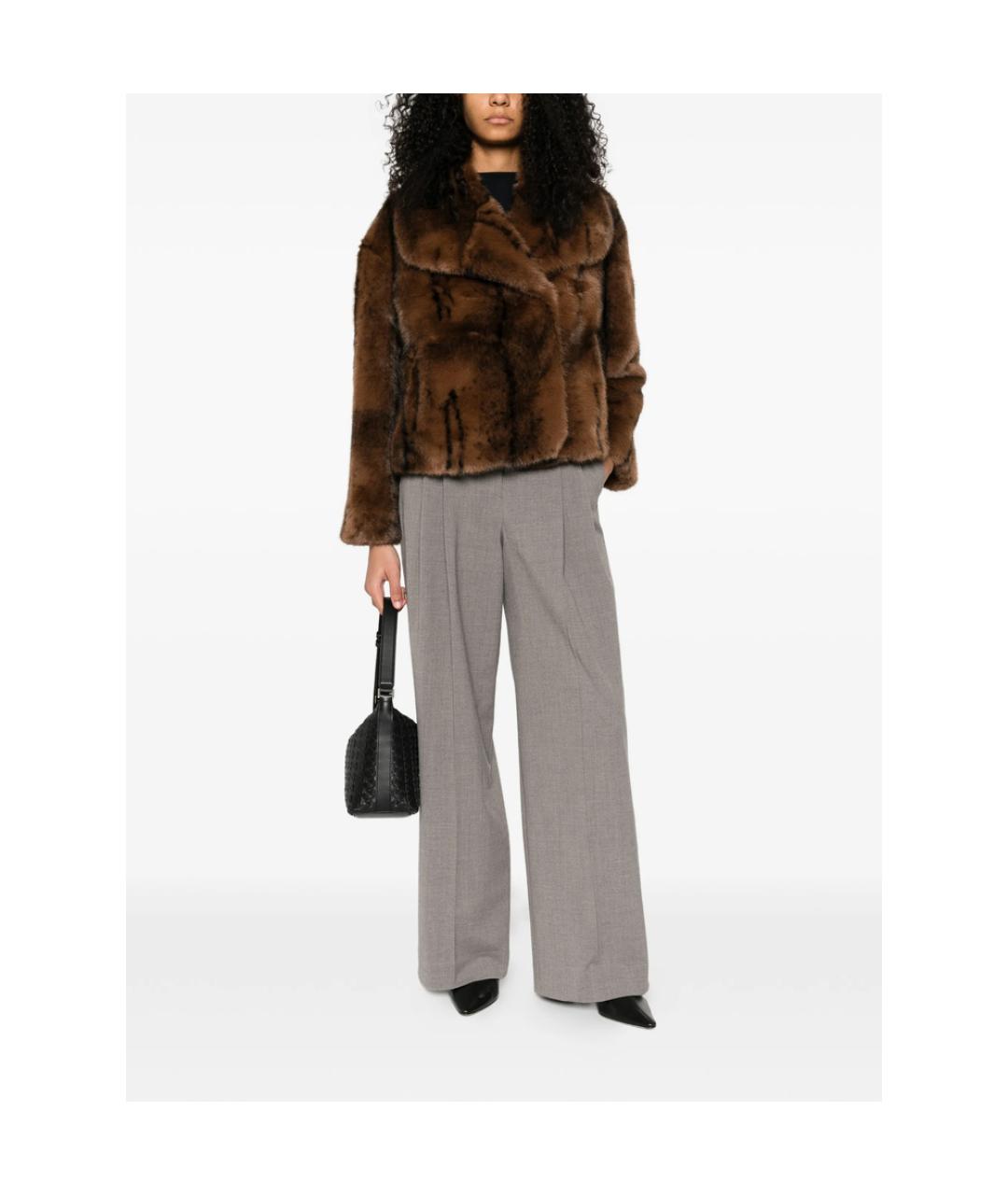 BY MALENE BIRGER Серые полиэстеровые брюки широкие, фото 2