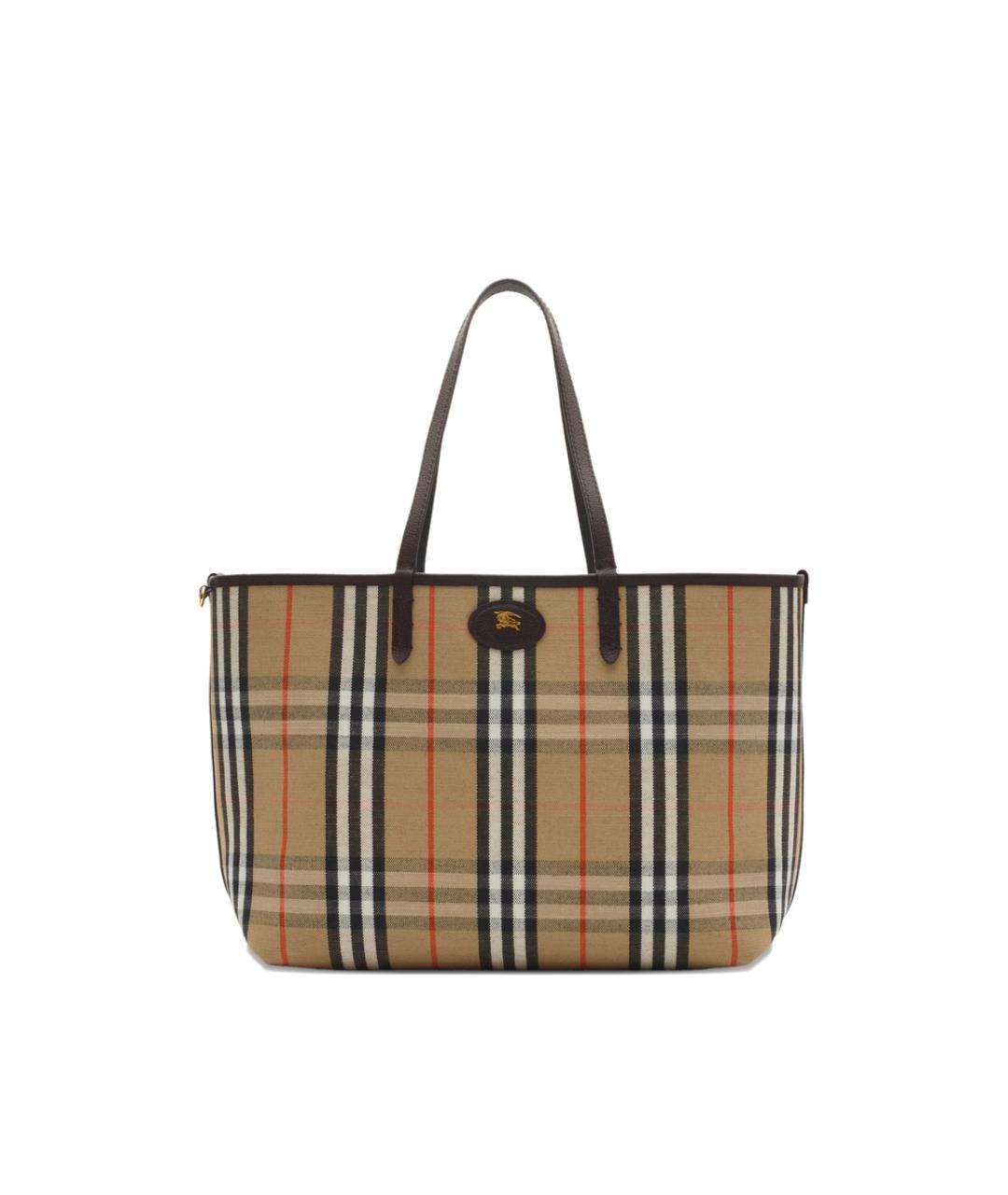 BURBERRY Мульти кожаная сумка тоут, фото 4