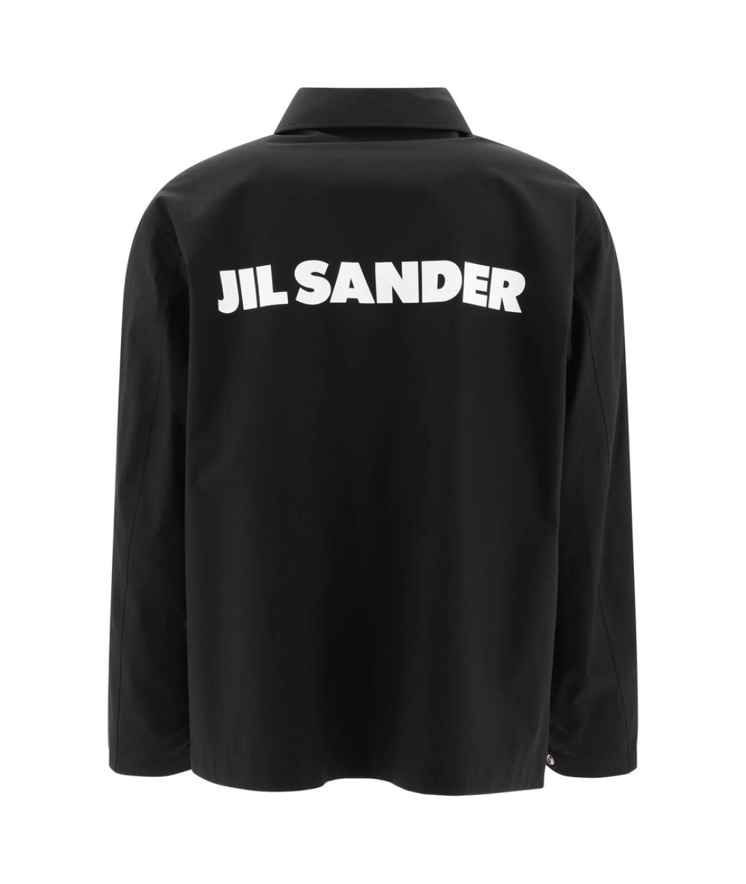 JIL SANDER Черная хлопковая куртка, фото 3