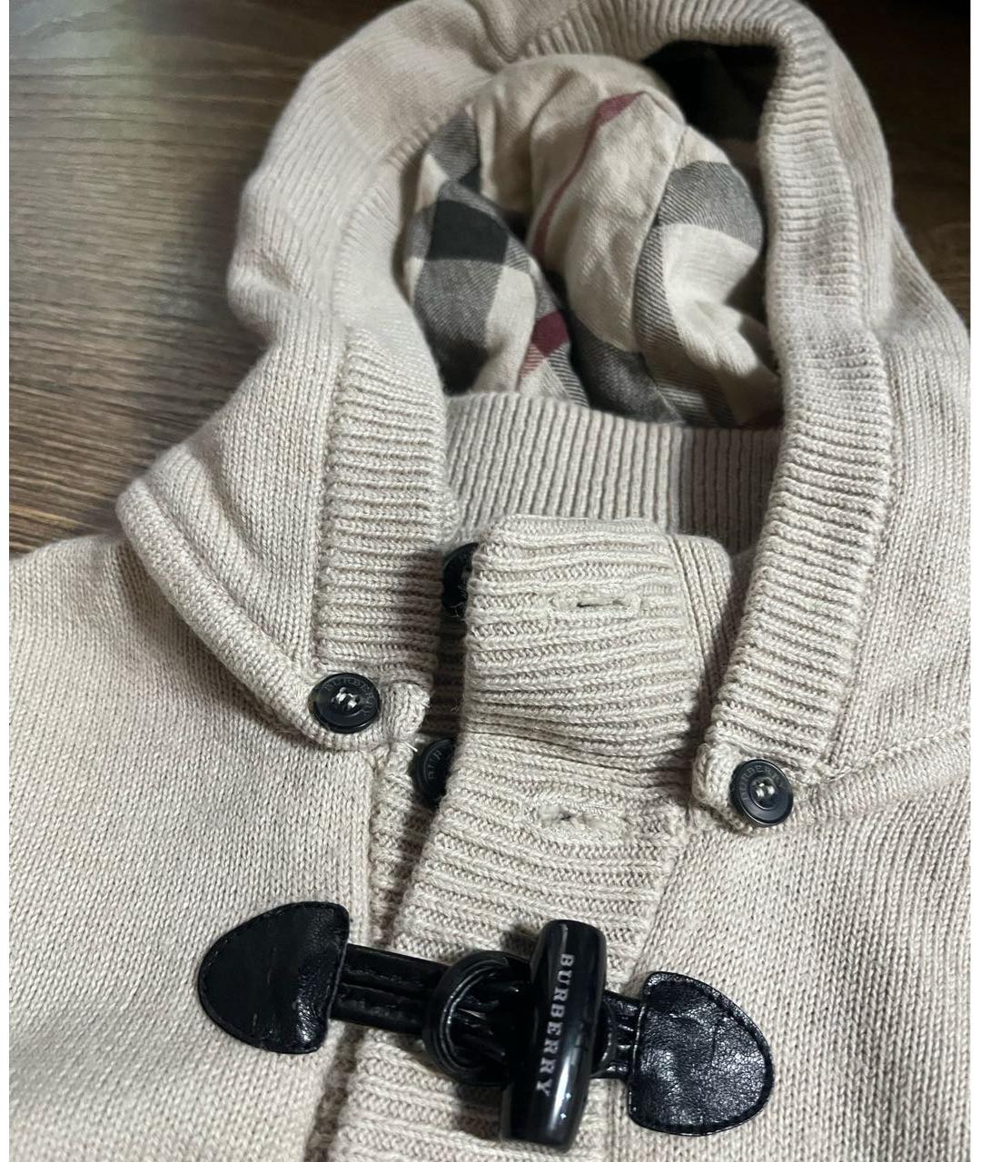 BURBERRY Бежевый жакет / жилет, фото 2